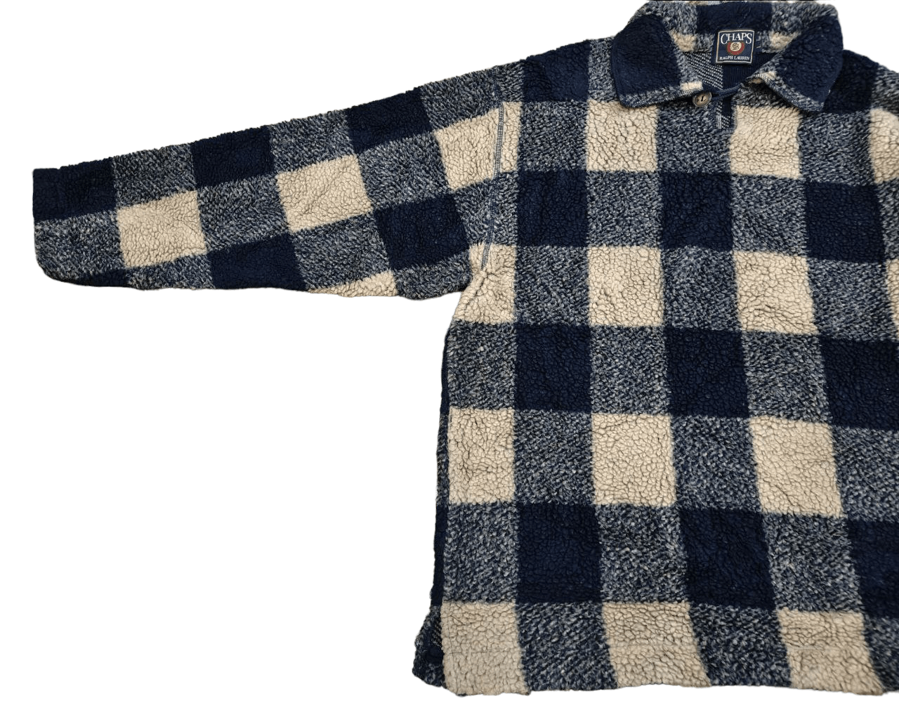 Polo Ralph Lauren Chaps Deep pile Checked Fleece Size US L / EU 52-54 / 3 - 3 Thumbnail