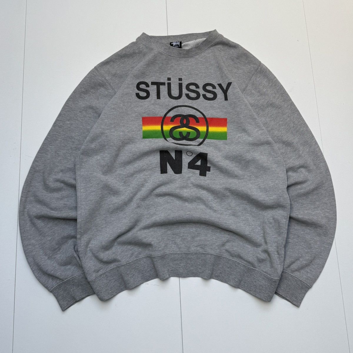 Stussy Vintage stussy y2k rasta sweatshirt crewneck Size US XL / EU 56 / 4 - 1 Thumbnail