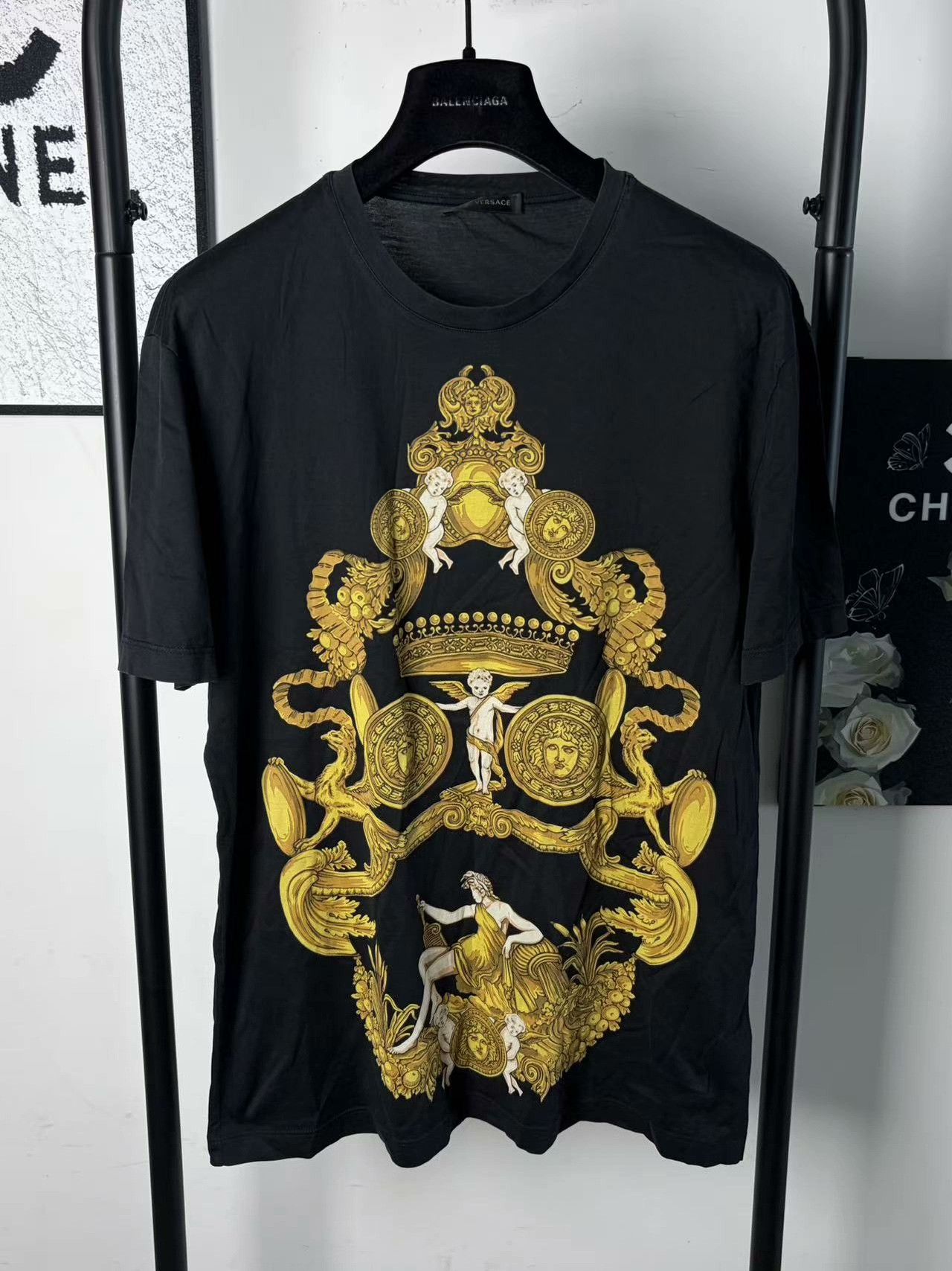 Versace Versace White T-Shirt l Men Size US L / EU 52-54 / 3 - 1 Thumbnail