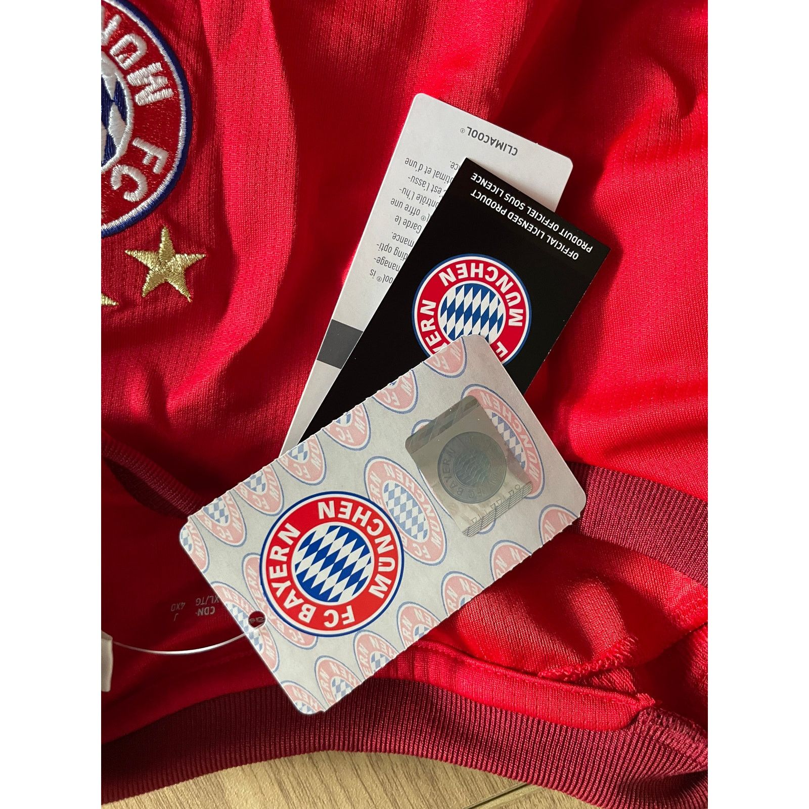 Adidas Adidas Bayern Munich Munchen 2015 Home Jersey Red X-Large XL Size US XL / EU 56 / 4 - 6 Thumbnail