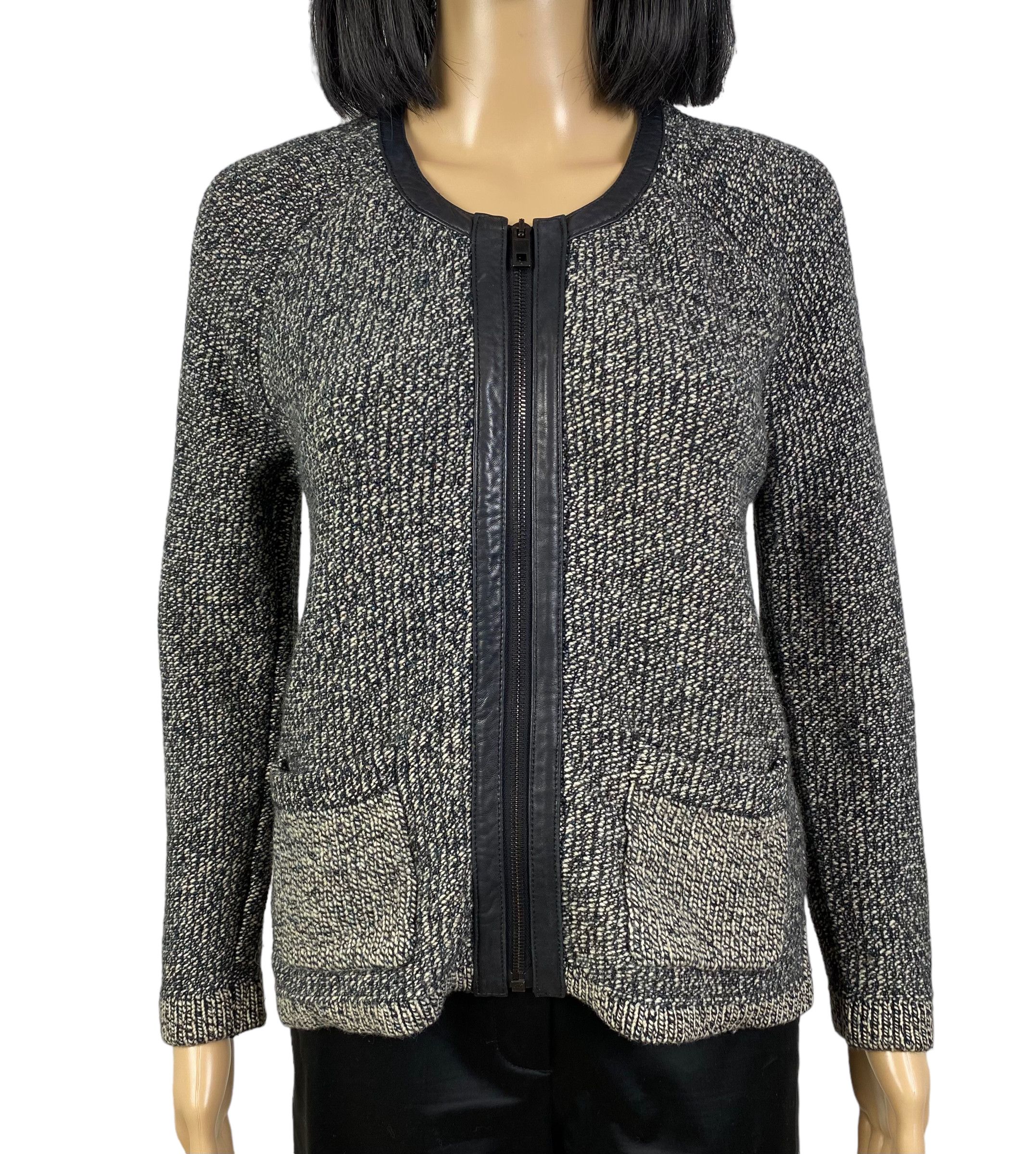 Rag & Bone Rag & Bone Knit Wool-Nylon Jacket size S Size S / US 4 / IT 40 - 3 Thumbnail
