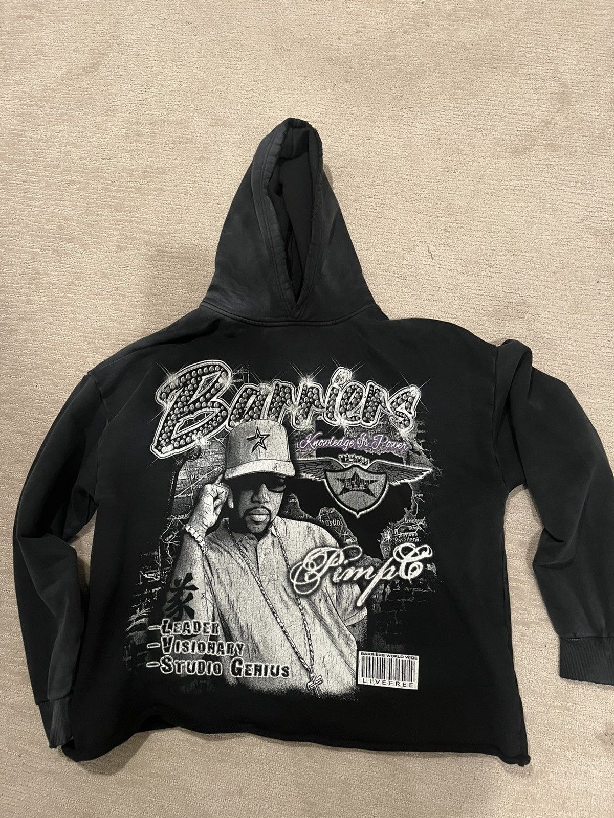 Barriers Barriers Worldwide X Pimp C Hoody Size US XXL / EU 58 / 5 - 1 Thumbnail