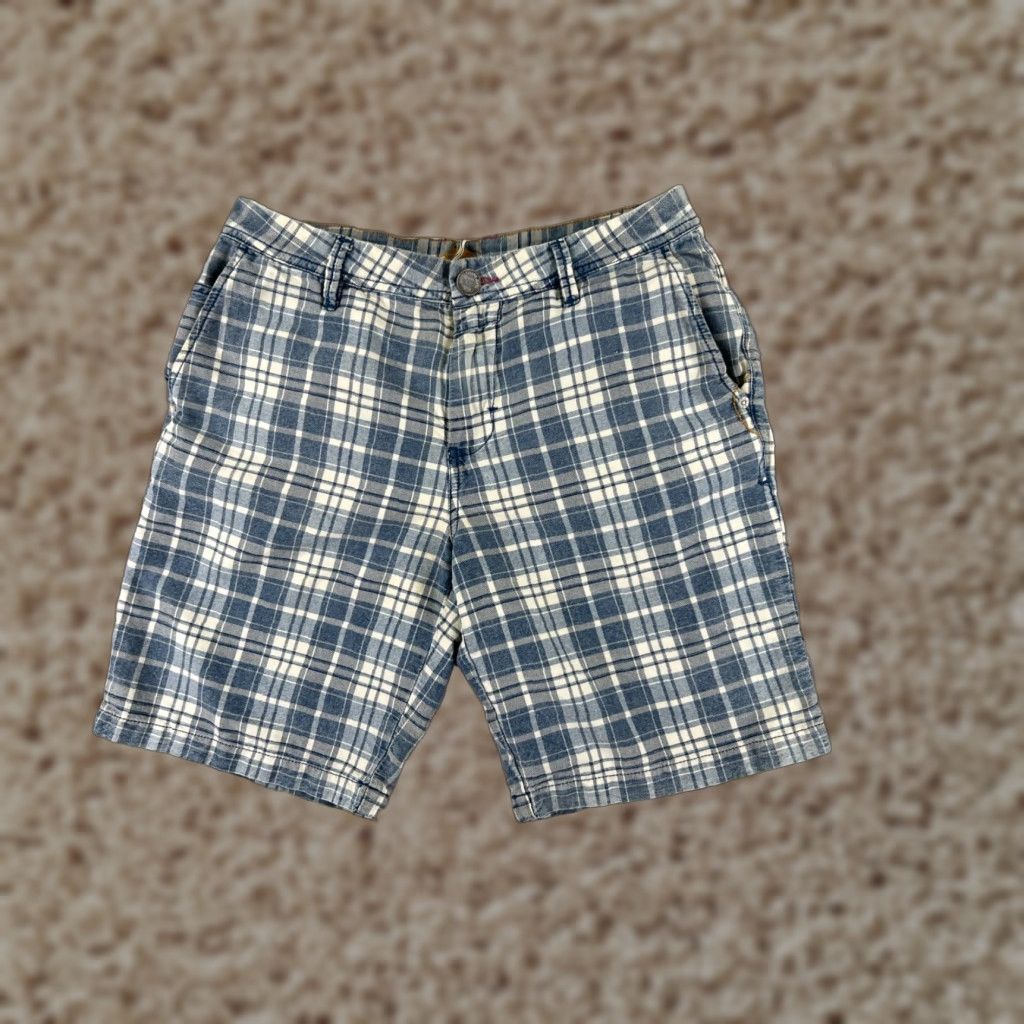 Tommy Bahama Tommy Bahama Shorts Mens 30 Blue Plaid 100% Cotton Woven Beach Vacation Vegas Size US 30 / EU 46 - 1 Thumbnail