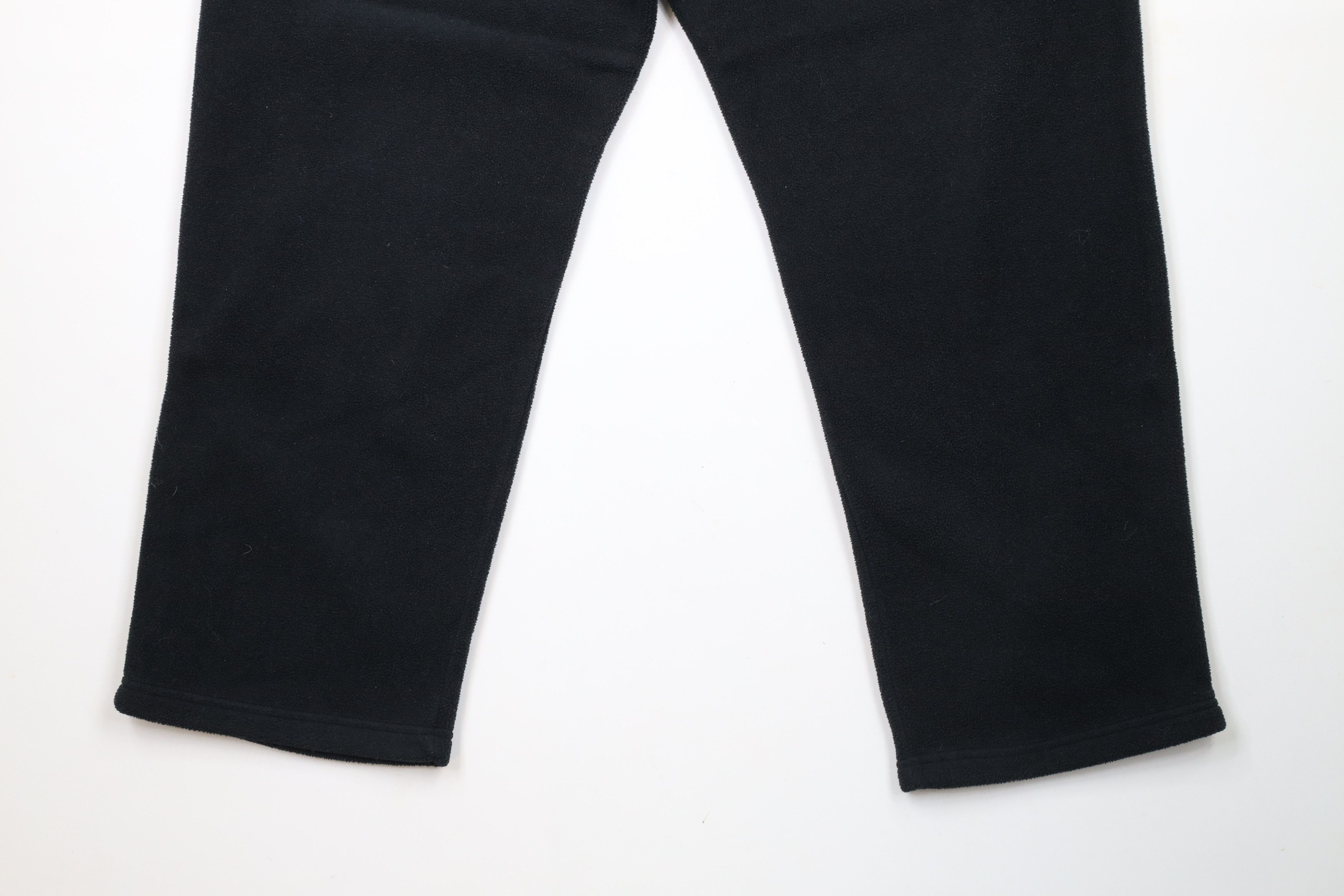 Cabelas × Vintage Vintage 90s Cabelas Fleece Wide Leg Sweatpants Black Size ONE SIZE - 11 Thumbnail