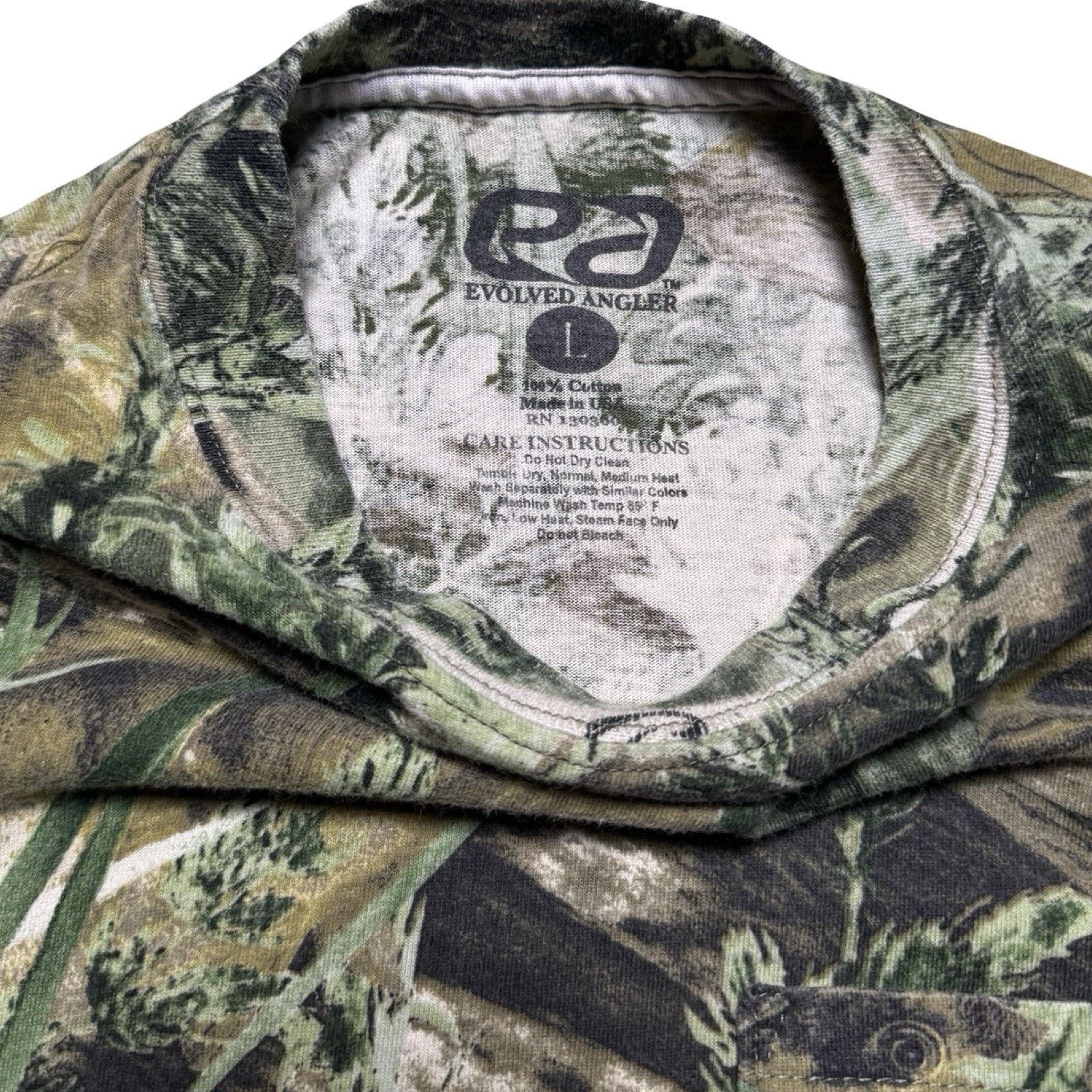 Other Vintage Y2K Evolved Angler Fishouflage Camo Hunting Shirt L Size US L / EU 52-54 / 3 - 3 Thumbnail