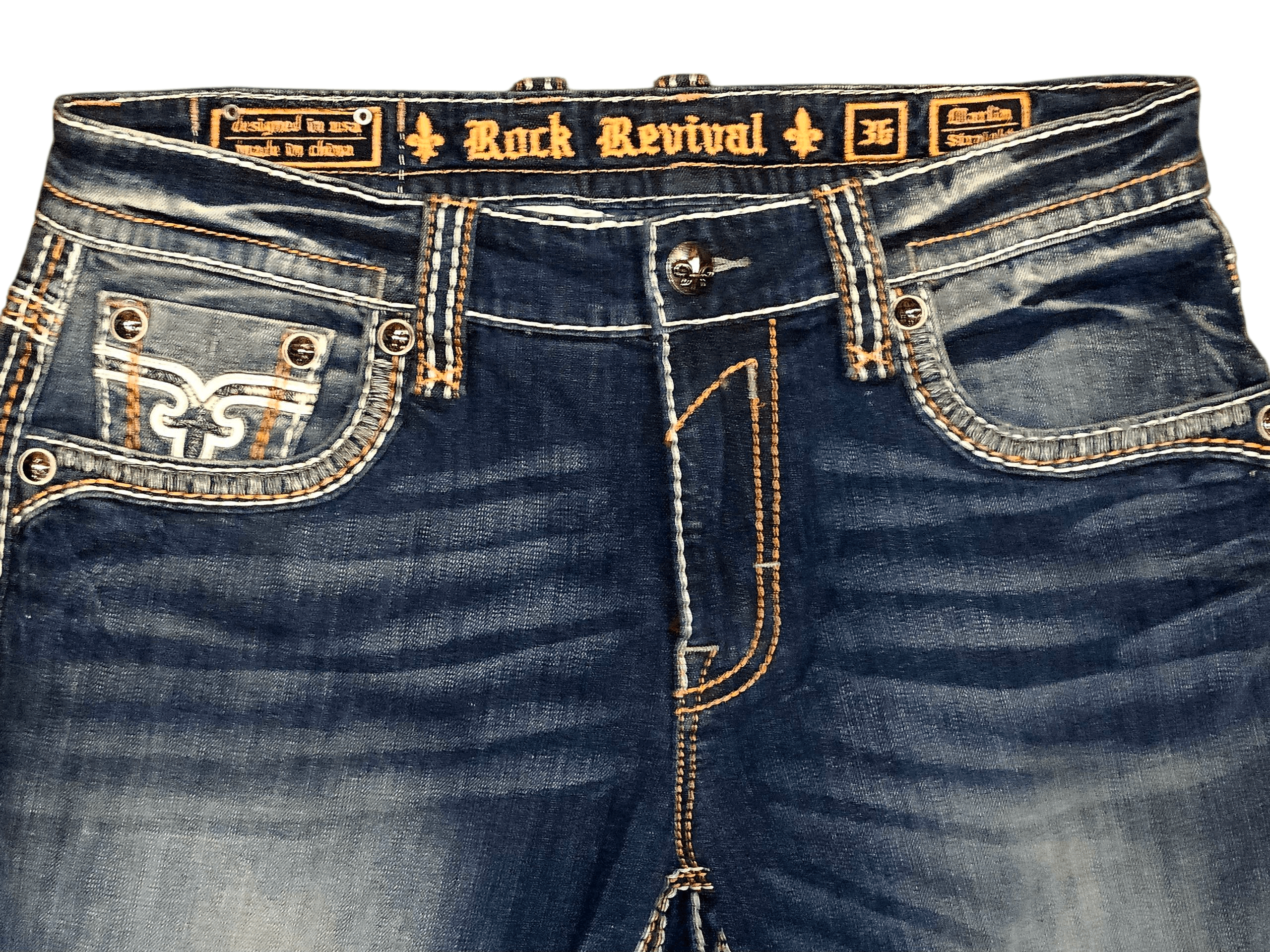 Rock Revival Rock Revival straight-cut Jeans denim "Marlin" Size US 36 / EU 52 - 4 Thumbnail