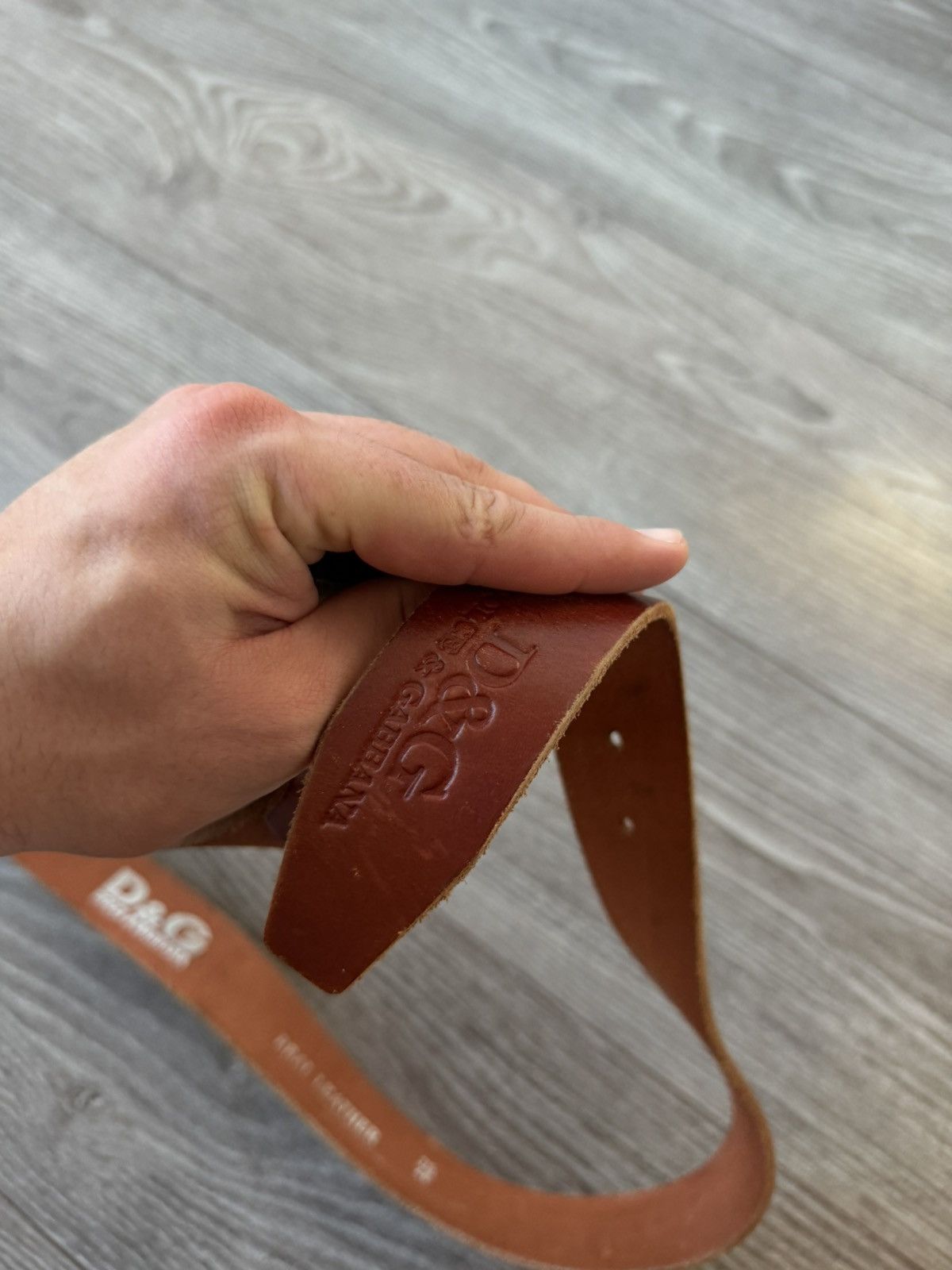 Dolce & Gabbana Rare Vintage D&G Dolce&Gabbana 115 Leather Belt Size ONE SIZE - 17 Thumbnail