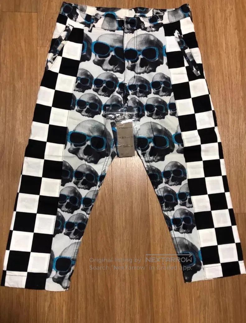 Comme des Garcons Comme Des Garcons size XS Checkered Skull Dress Pants Size 23" - 1 Thumbnail