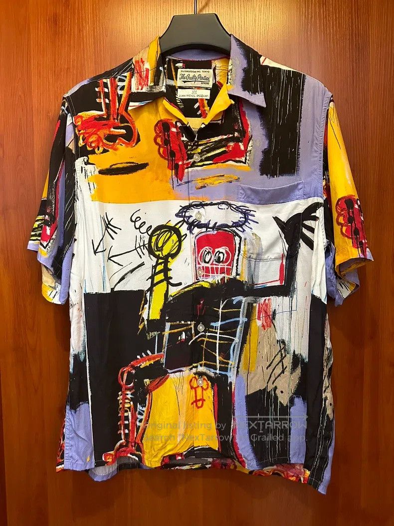 Wacko Maria Basquet graffiti short-sleeved shirt