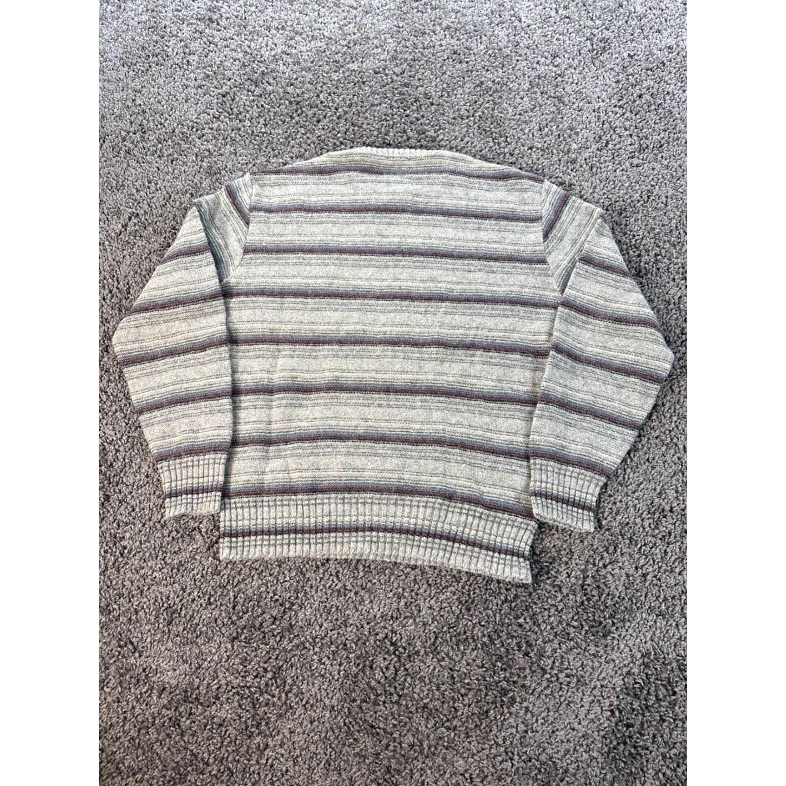 Vintage VINTAGE Robert Bruce Sweater Mens L Striped Wool Crew Neck 80s Made in USA Size US L / EU 52-54 / 3 - 5 Thumbnail