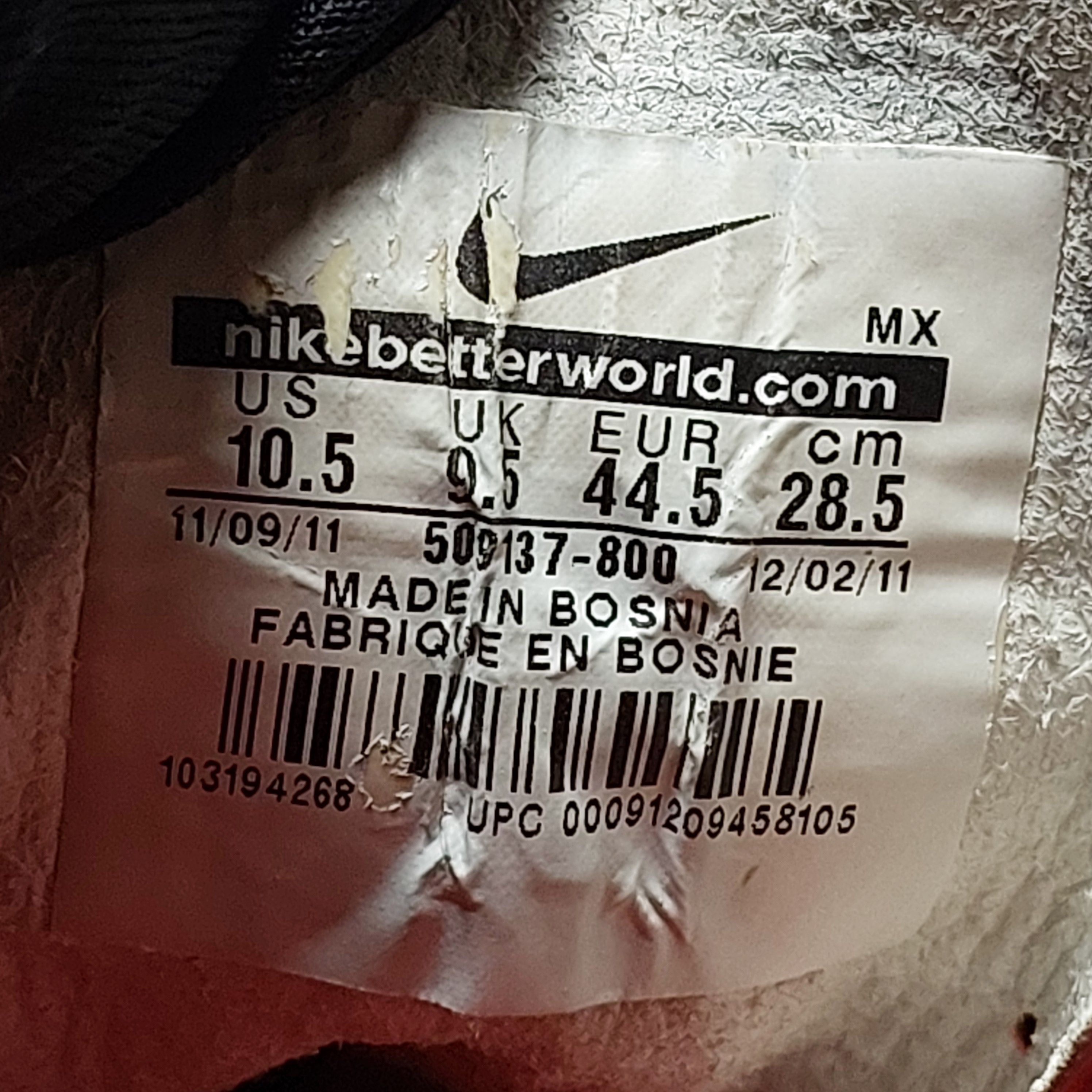 Nike Mercurial Vapor VIII Elite SG-PRO Bosnia US10.5 UK9.5 28.5CM Size US 10.5 / EU 43-44 - 13 Thumbnail