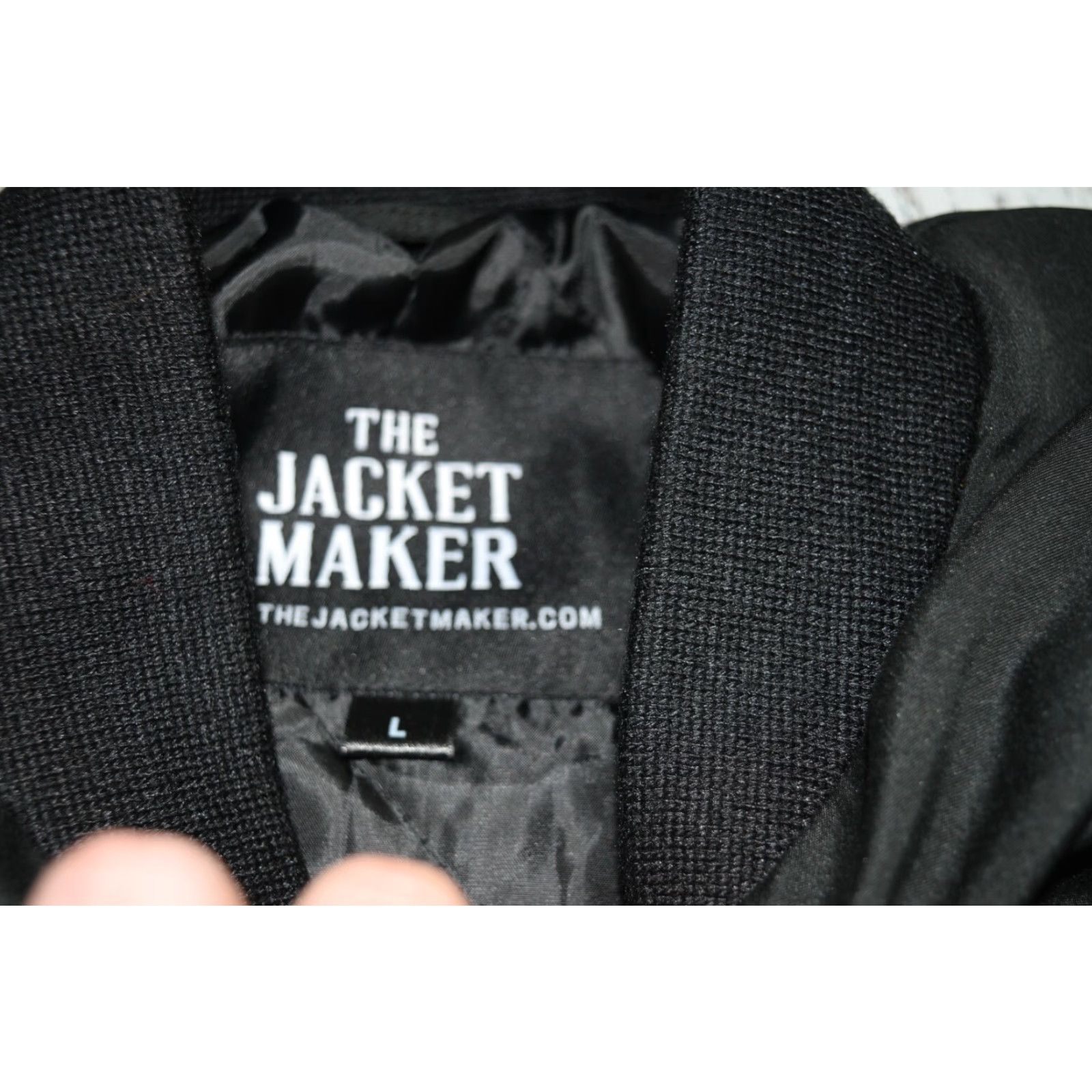 Vintage CHAINSMOKERS X DOOLY JACKET Bomber Men L Black Denim Zip Embroidered Logo THE CHAINSMOKERS THE JACKET MAKER Size US L / EU 52-54 / 3 - 4 Thumbnail