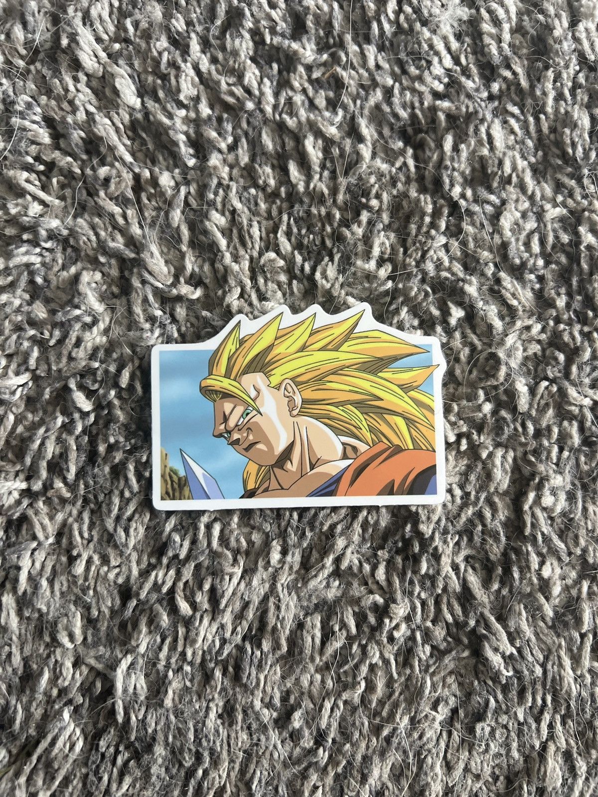 Anime Dragon Ball Z Super Saiyan 3 Son Goku Sticker Size ONE SIZE - 1 Thumbnail