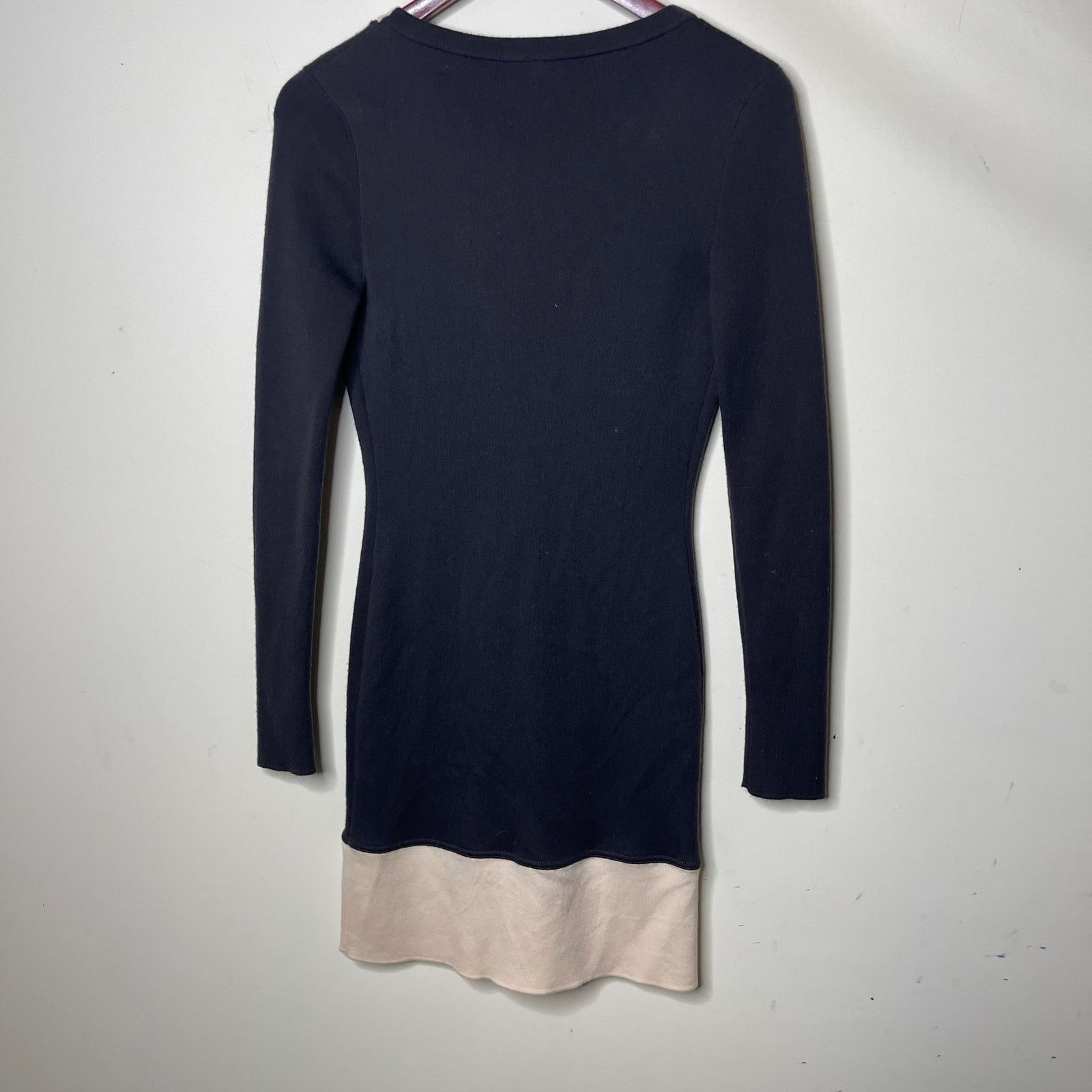 Other Manrico Cashmere grey cream lightweight fitted mini dress M Size M / US 6-8 / IT 42-44 - 9 Thumbnail