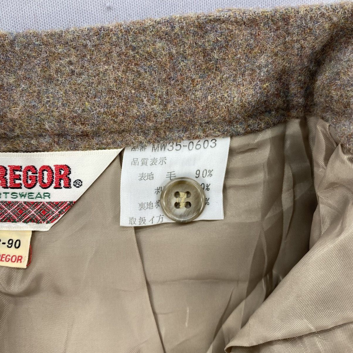 Japanese Brand Vintage 00’s Mcgregor Wool Short Pants Size US 26 / EU 42 - 10 Thumbnail