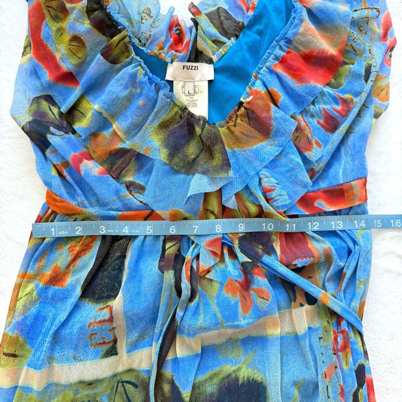 FUZZI FUZZI women long dress size L Authentic Retail 850$ Size L / US 10 / IT 46 - 6 Thumbnail