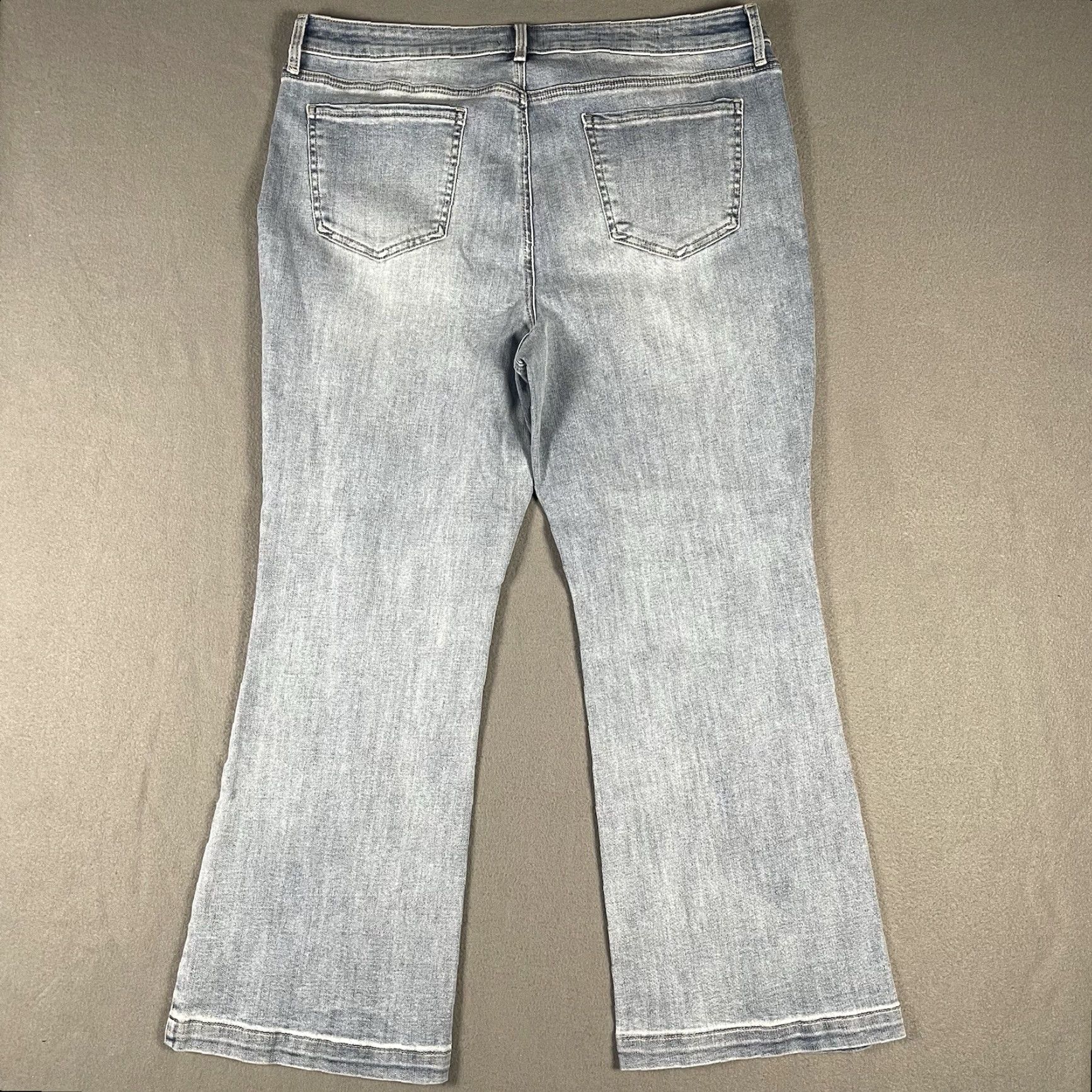 NYDJ NYDJ Jeans Flared Light Wash Size 14 Lift Tuck Technology Afterglow Cotton Blend Women Light blue Size 36" / US 14 / IT 50 - 4 Thumbnail