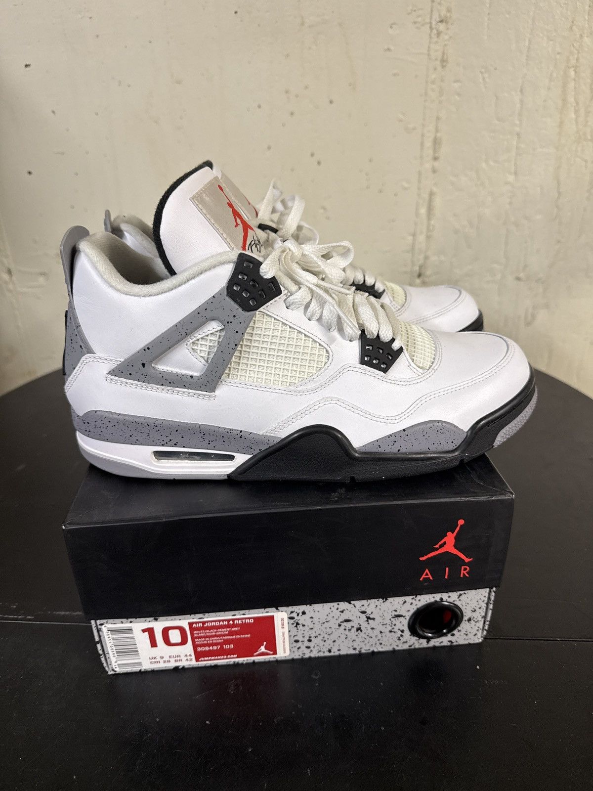 Jordan Brand × Nike Air Jordan 4 cement Size US 10 / EU 43 - 3 Thumbnail