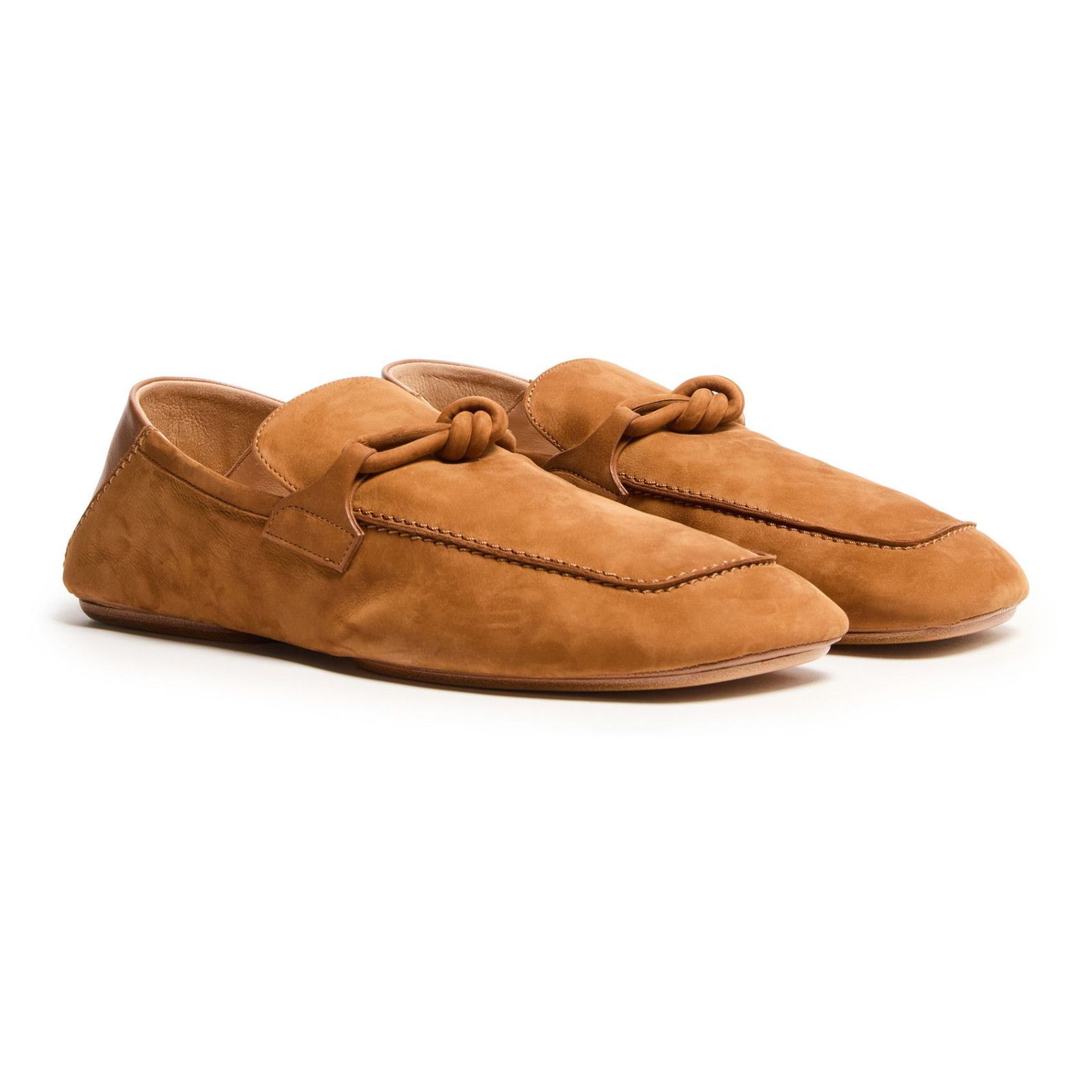 BOTTEGA VENETA Astaire Men's Mire Suede Loafers New & Authen