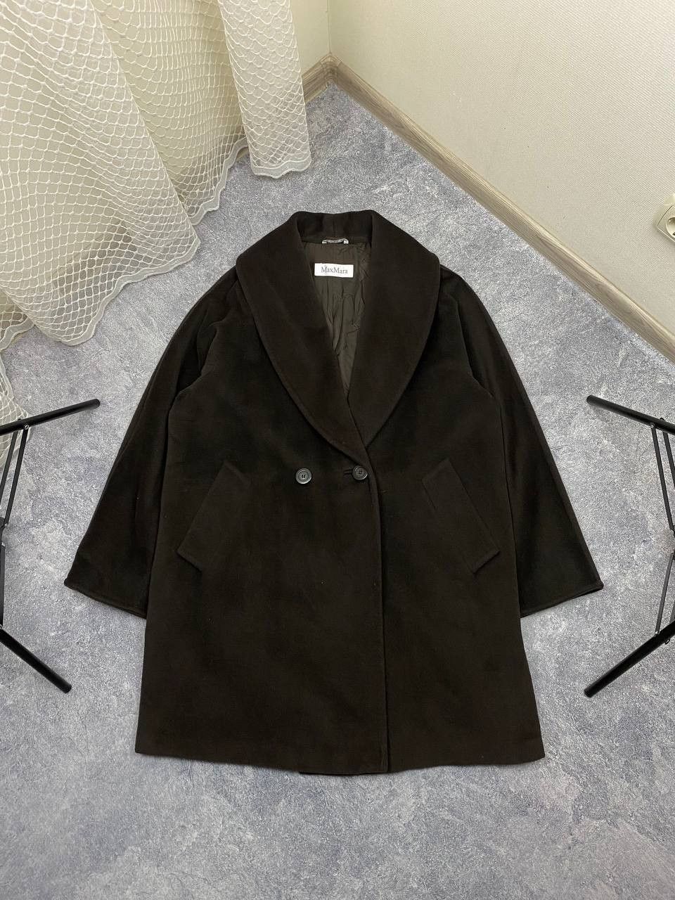 Max Mara Vintage Max Mara Wool/Cashmere Coat Size M / US 6-8 / IT 42-44 - 3 Thumbnail