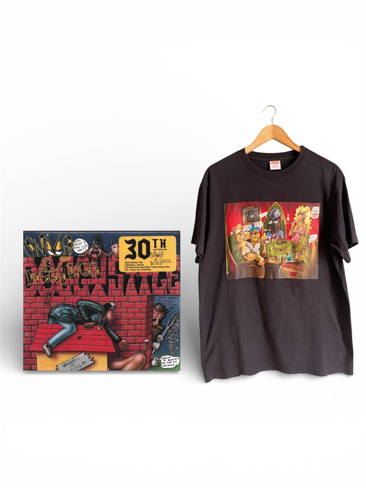 Supreme Supreme/Joe Cool Poker Doggs Tee Size US L / EU 52-54 / 3 - 1 Thumbnail