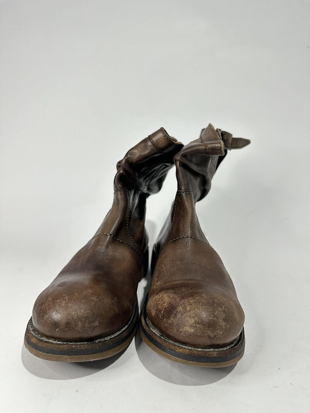 Dirk Bikkembergs Vintage Dirk Bikkembergs Brown Leather Men’s Engineer Boots. Size US 6.5 / EU 39-40 - 3 Thumbnail