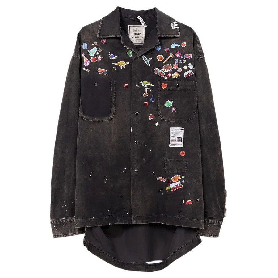 Maison MIHARA YASUHIRO Corduroy button up sticker shirt Size US M / EU 48-50 / 2 - 1 Thumbnail