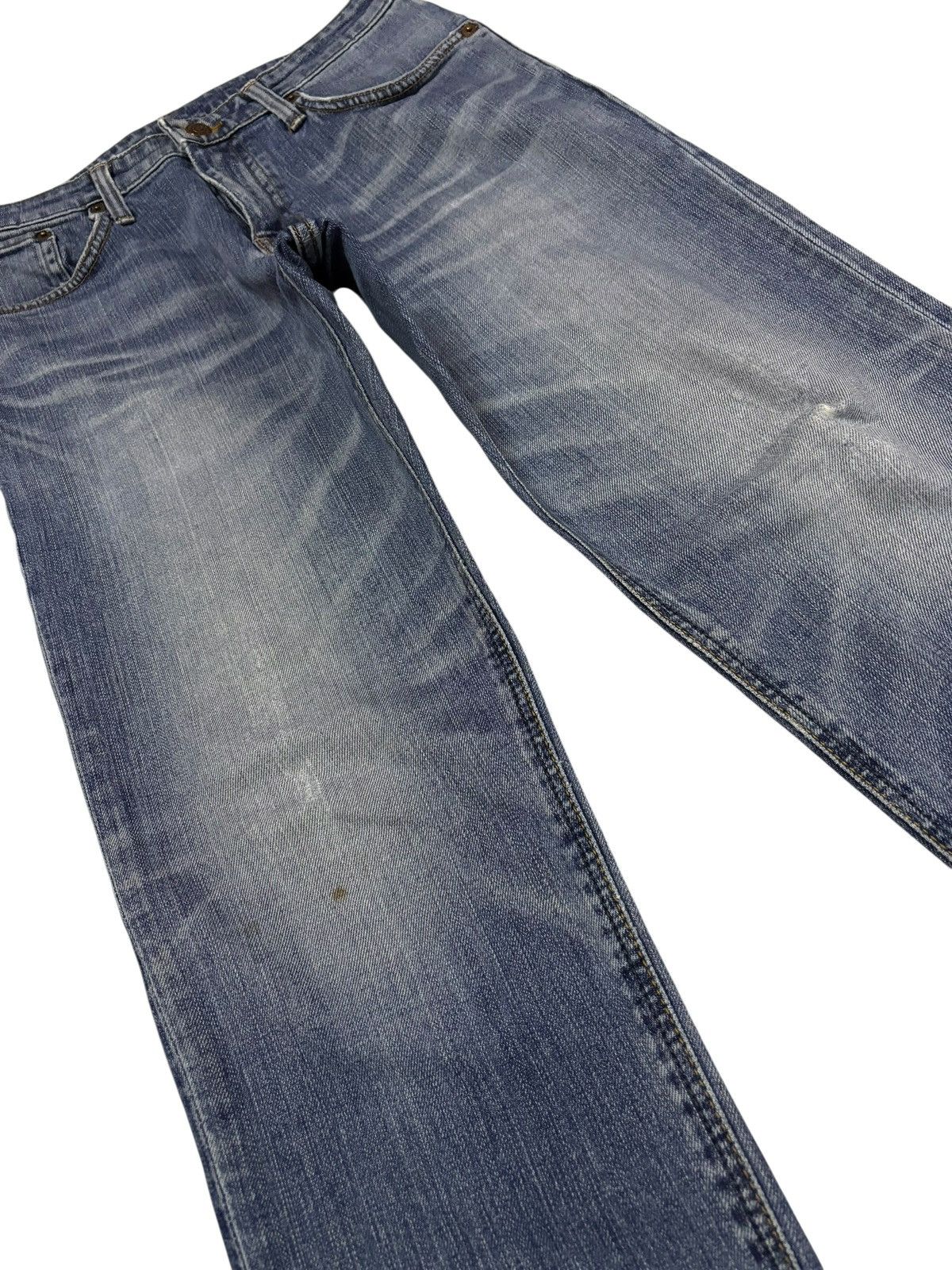 Edwin Vtg Edwin Japan 503 Blue Washed Distressed Jeans Size US 28 / EU 44 - 4 Thumbnail