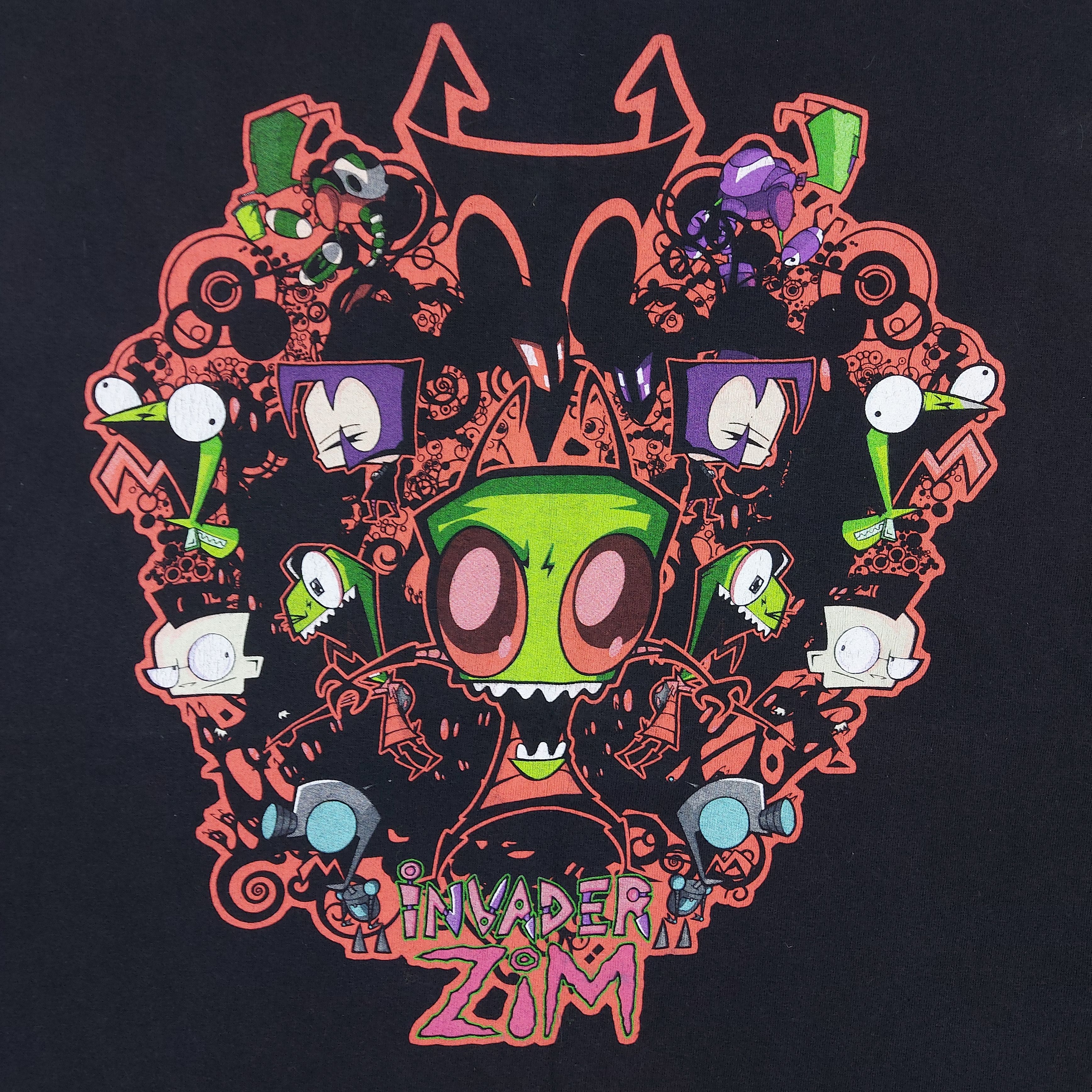 Cartoon Network Vintage Invader Zim Nickelodeon Animation Studio TEE Size US XL / EU 56 / 4 - 2 Thumbnail