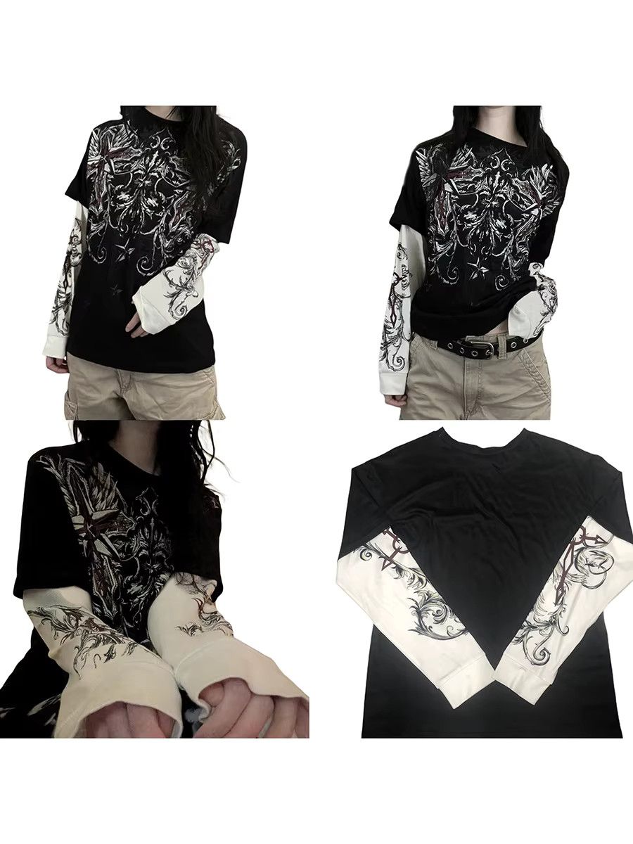 Japanese Brand Gothic Grpahics T Shirt Size M / US 6-8 / IT 42-44 - 3 Thumbnail