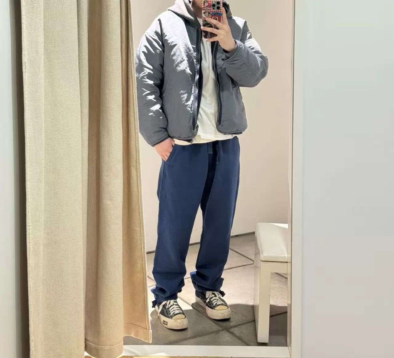 Visvim VISVIM 26SS Low-Sat Navy Blue Sweatpants Size 2 New Size US 32 / EU 48 - 6 Thumbnail