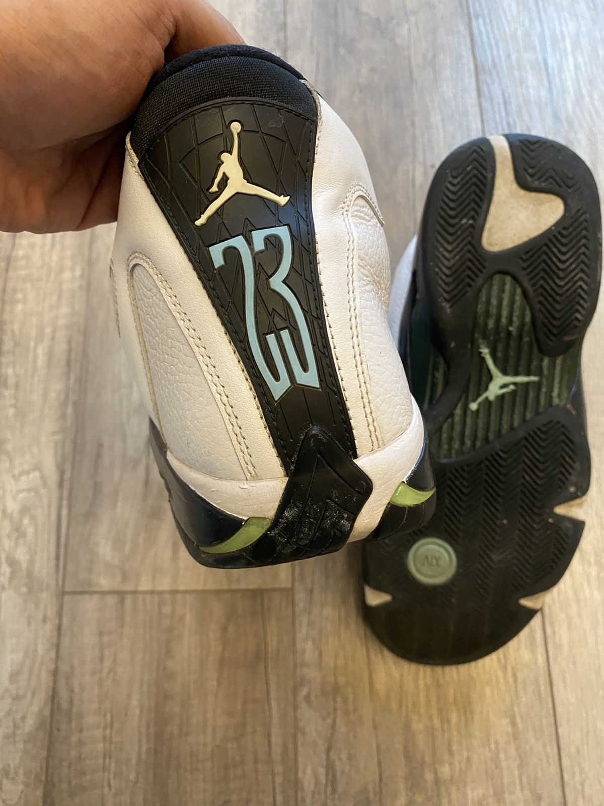 Jordan Brand Jordan 14 Retro Oxidized Green (2016) Size US 12 / EU 45 - 15 Thumbnail