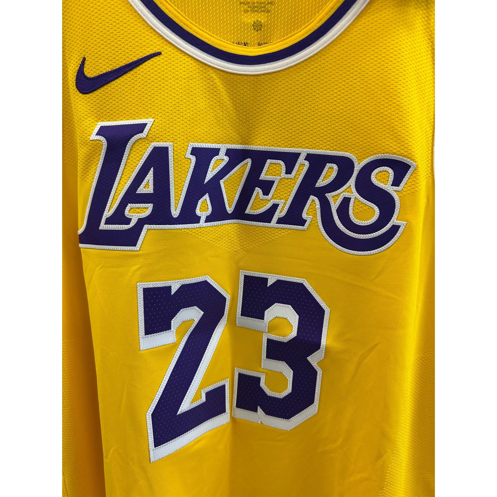 Nike Los Angeles Lakers LeBron James #23 Icon Edition jersey XL Size US XL / EU 56 / 4 - 4 Thumbnail