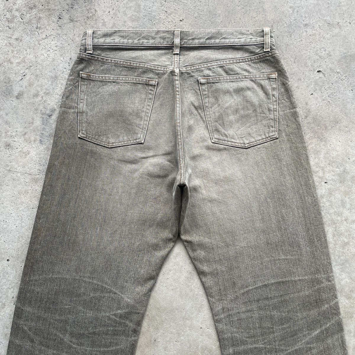 Japanese Brand × Jean × Vintage Japan Vintage Baggy Denim Faded Greyish Browns Jeans Pants Size US 34 / EU 50 - 9 Thumbnail