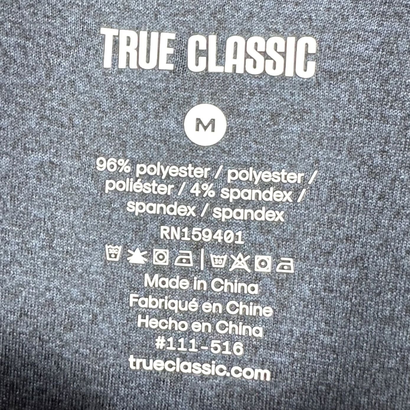 Vintage True Classic Mens Hoodie Shirt Medium Dark Blue Athletic Stretch Long Sleeve Pullover Sweatshirt Size US M / EU 48-50 / 2 - 5 Thumbnail