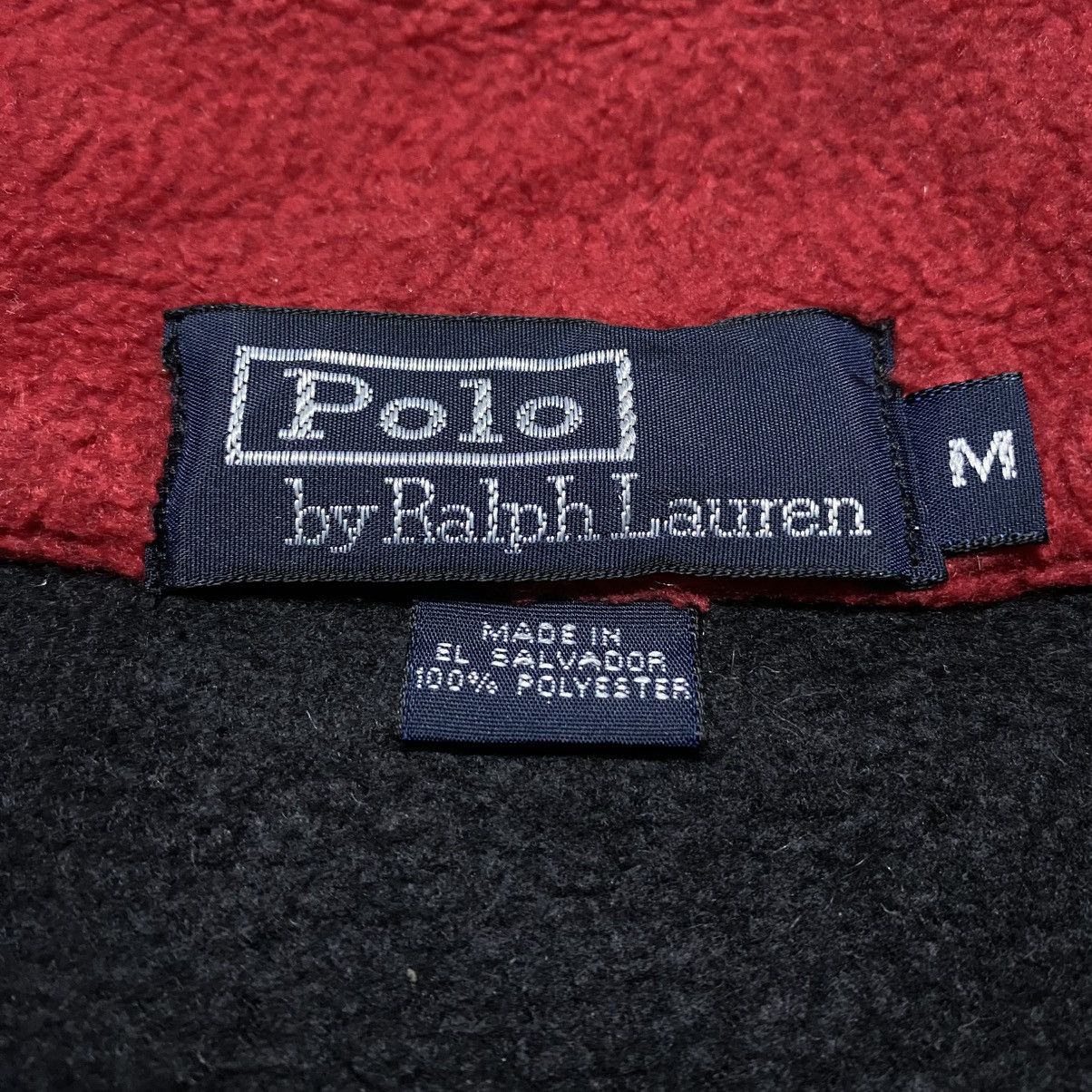 Polo Ralph Lauren Rare‼️Vintage Polo Ralph Lauren Half Zipper Fleece Sweatshirt Size US L / EU 52-54 / 3 - 4 Thumbnail