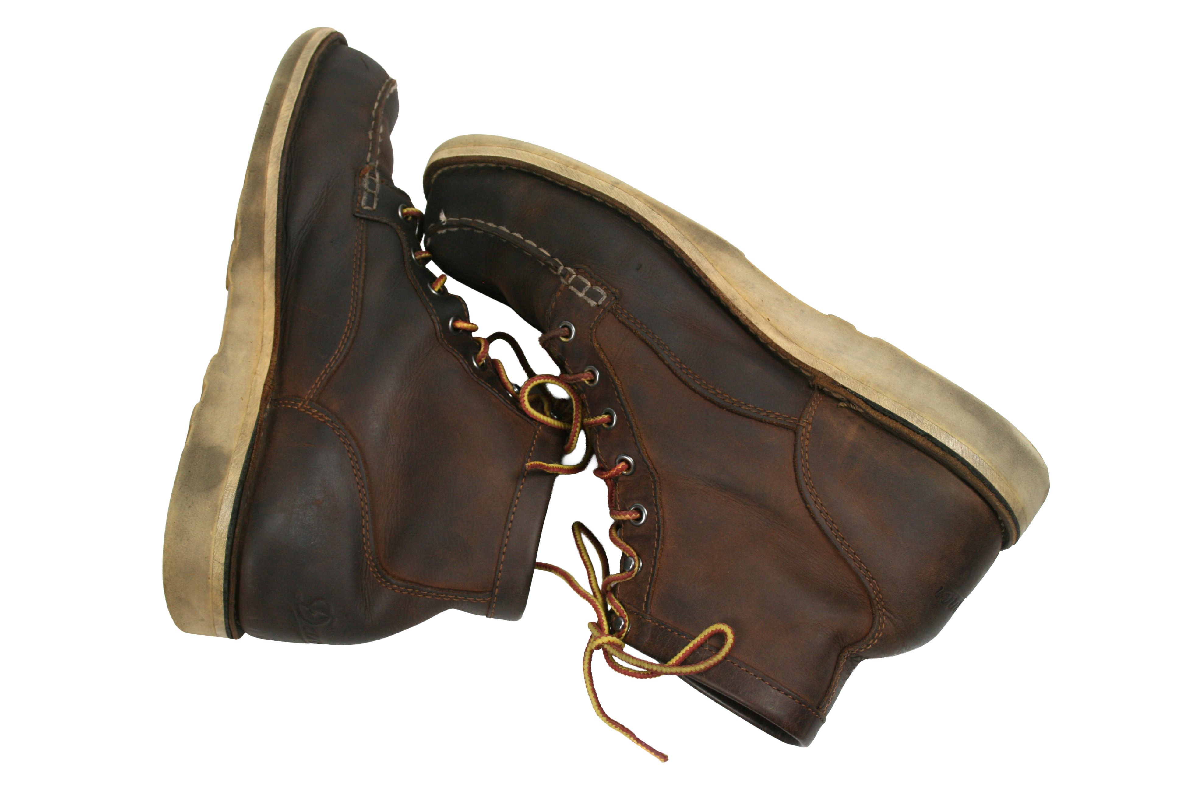 Danner Bull Run Moc Distressed Leather Boots Size US 13 / EU 46 - 10 Thumbnail