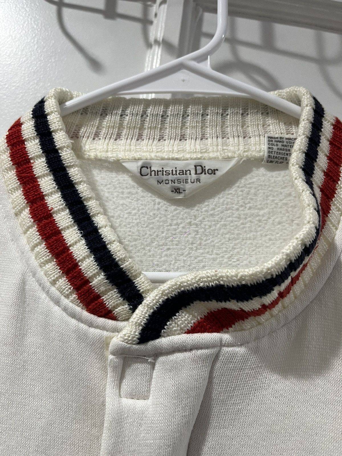 Christian Dior Monsieur Vintage Dior White Track Jacket Size US XL / EU 56 / 4 - 5 Thumbnail