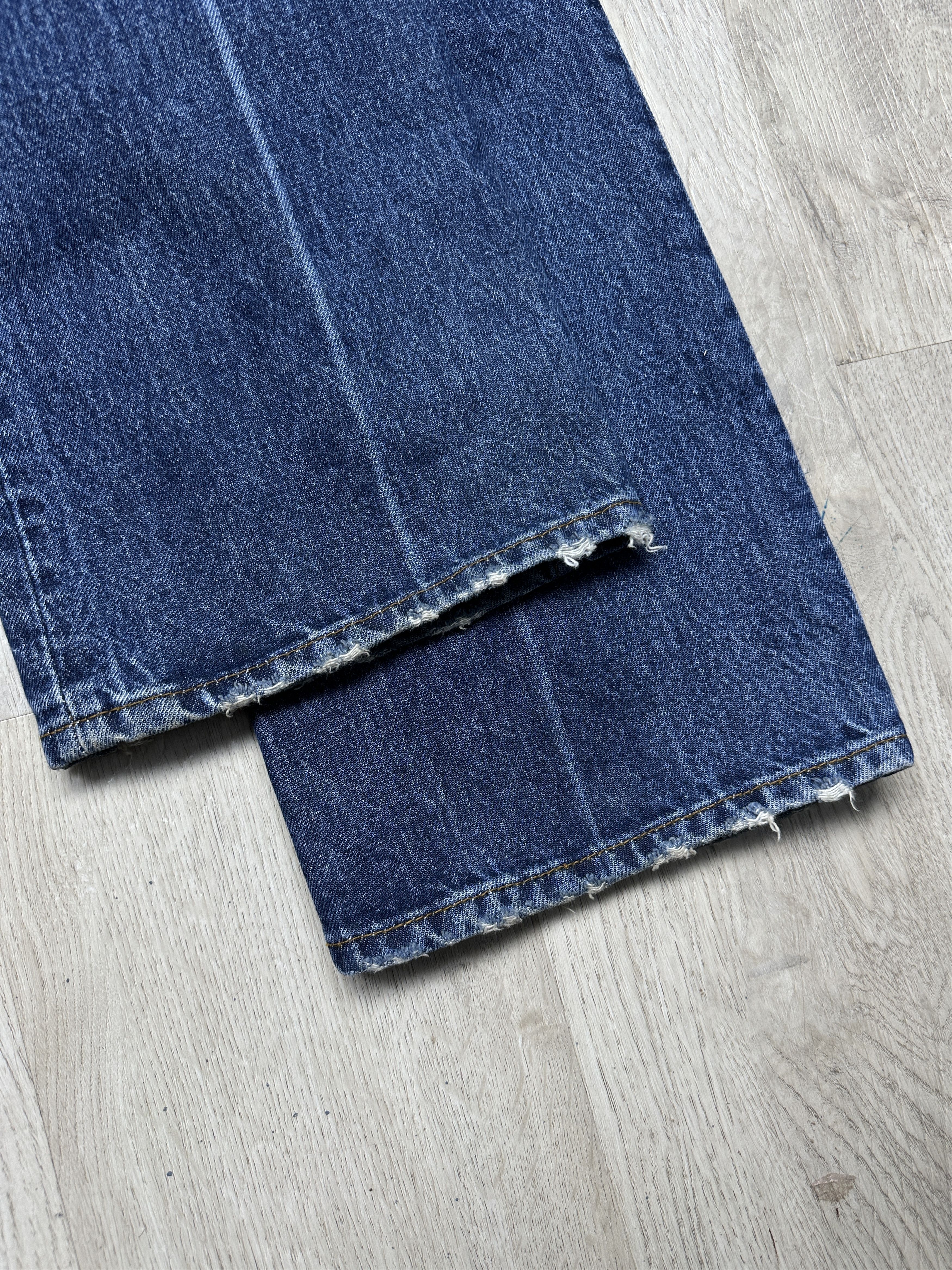 Sandro Sandro Paris Womens Wide Leg High Waist Denim Pants Jeans Size 25" / US 0 / IT 36 - 12 Thumbnail