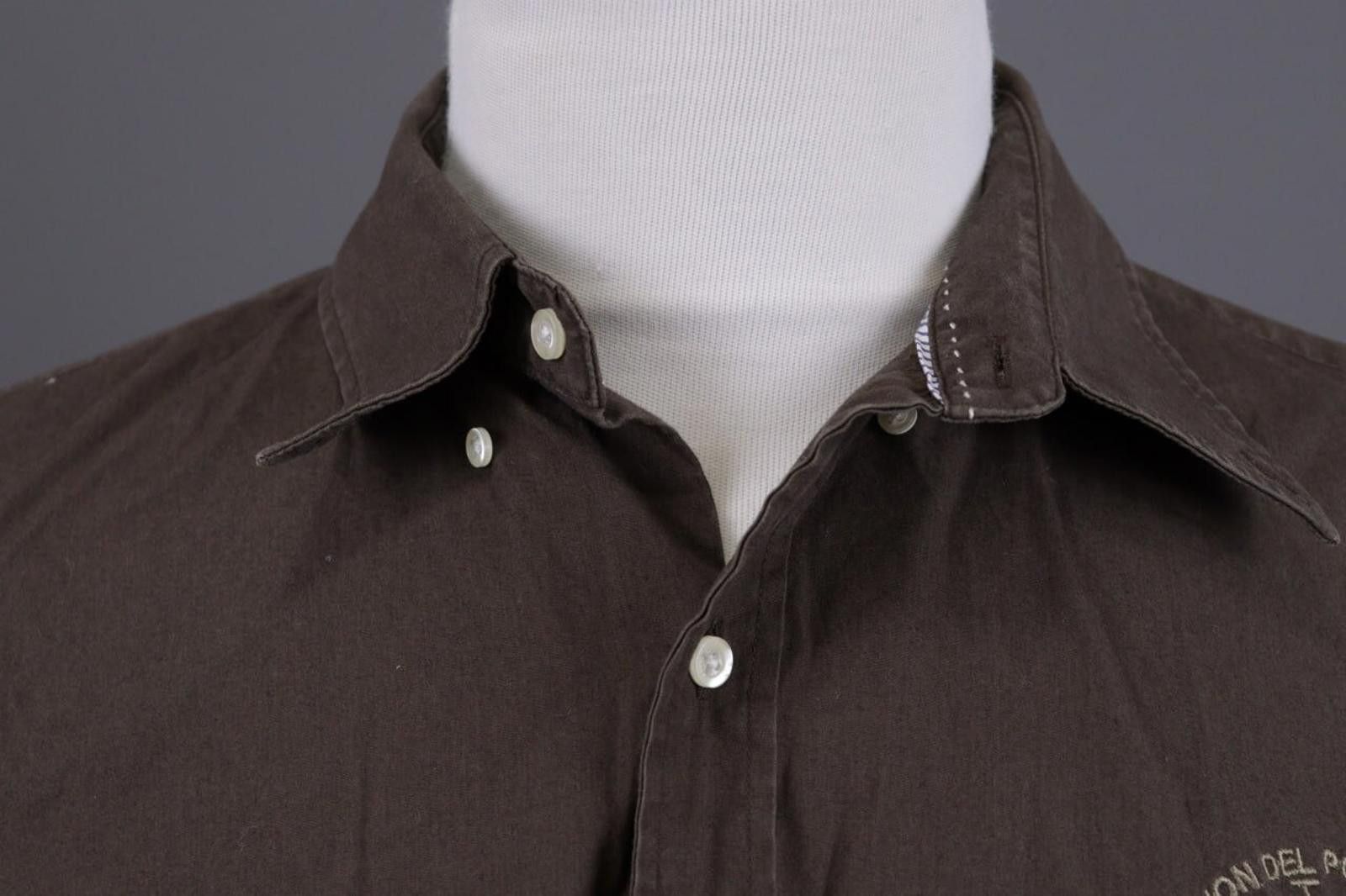Designer La Marina Buenos Aires Brown Shirt Size XXL Size US XXL / EU 58 / 5 - 7 Thumbnail