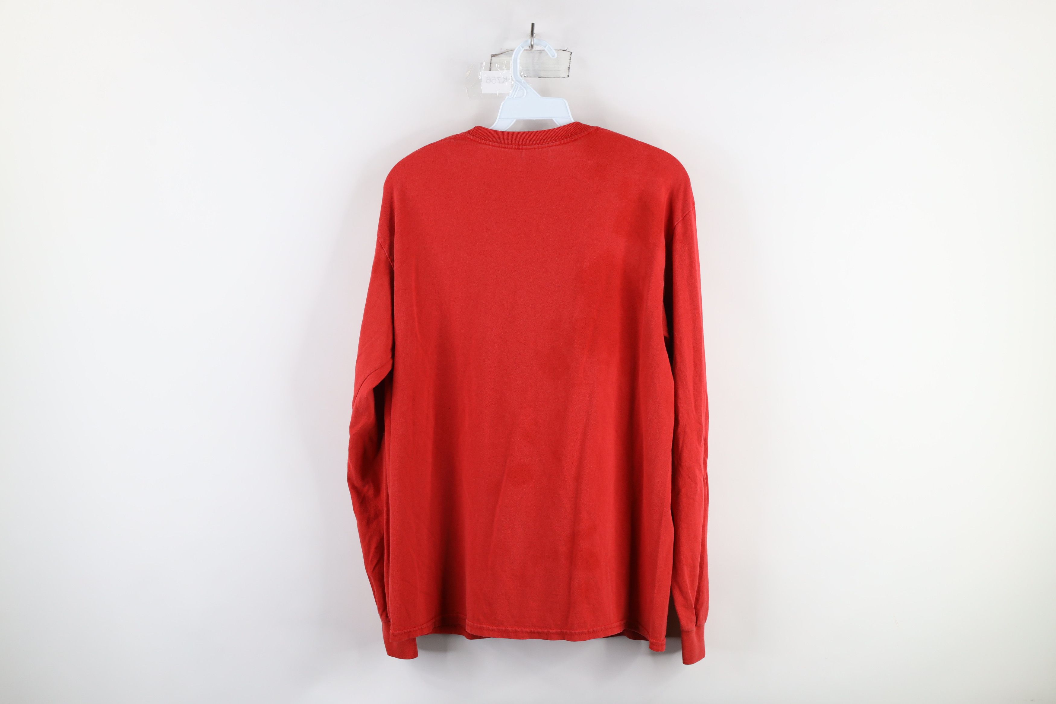 Vintage Vintage 90s Ohio State University Long Sleeve T-Shirt Red Size US M / EU 48-50 / 2 - 14 Thumbnail