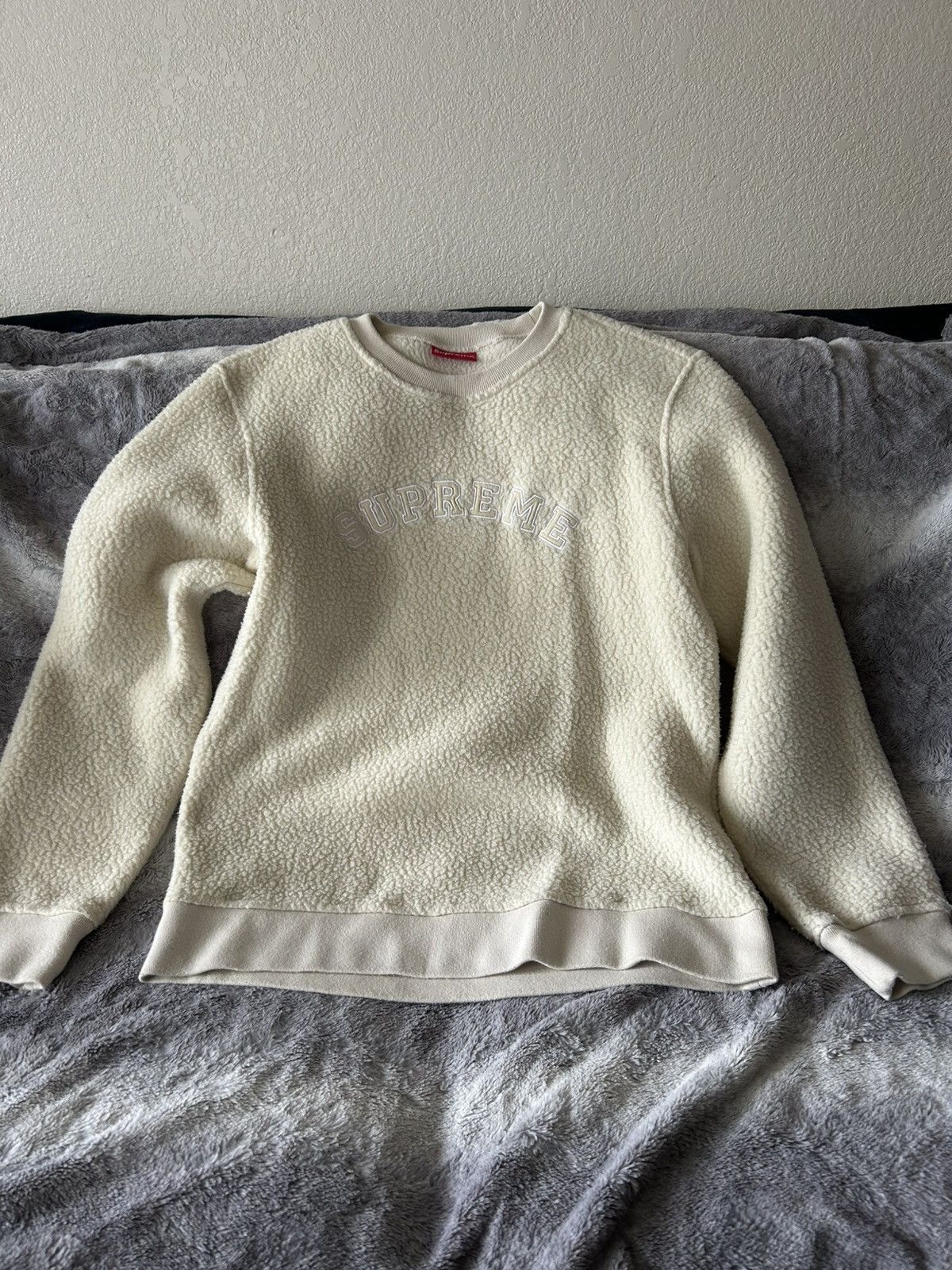 Supreme Polartec Fleece Crewneck White 白 - メルカリ Supreme