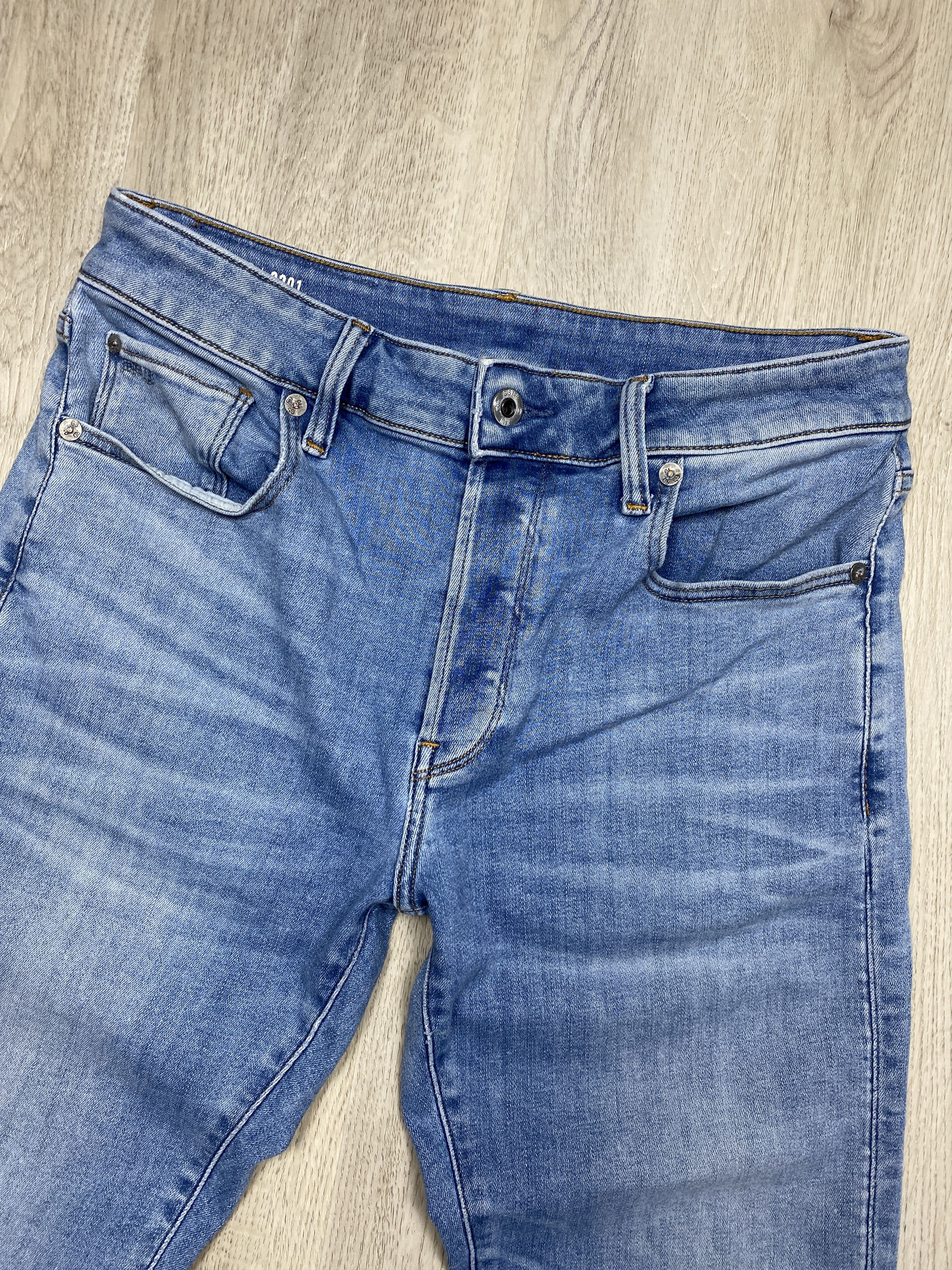 G-Star G Star Raw 3301 Slim Mens Denim Pants Jeans Size US 30 / EU 46 - 5 Thumbnail