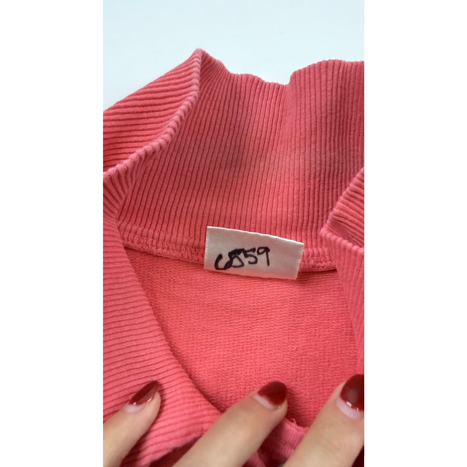 Pinko VINTAGE American Style Cardigan Jacket Womens Small Pink Cotton Button Front Made USA Size S / US 4 / IT 40 - 5 Thumbnail