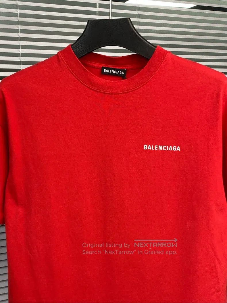 Balenciaga Balenciaga Short-sleeve T-shirt with letter print logo, re Size US XS / EU 42 / 0 - 3 Thumbnail
