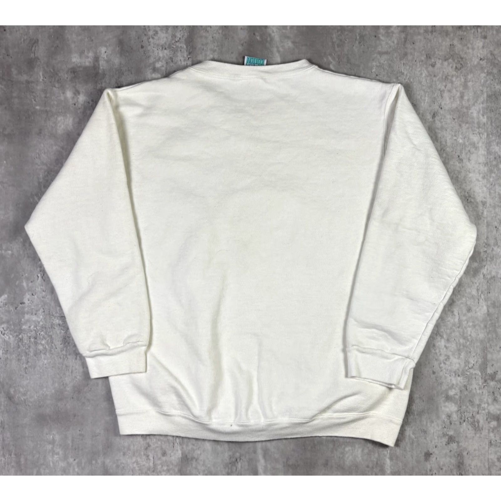 Vintage VINTAGE Myrtle Beach South Carolina White Pullover Crewneck Sweatshirt M Shirt Mens 90s Graphic Print Embroidered Logo Cotton Blend Heavyweight Size US M / EU 48-50 / 2 - 2 Thumbnail