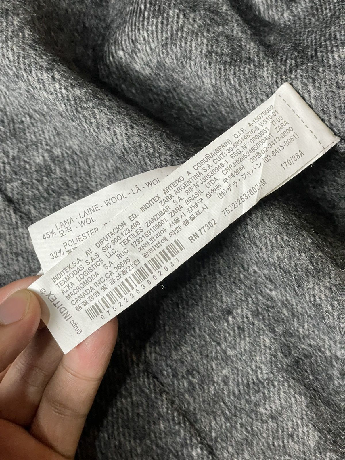 Designer × Vintage × Zara Zara Women’s Hand Made Wool Coat (113) Size M / US 6-8 / IT 42-44 - 8 Thumbnail