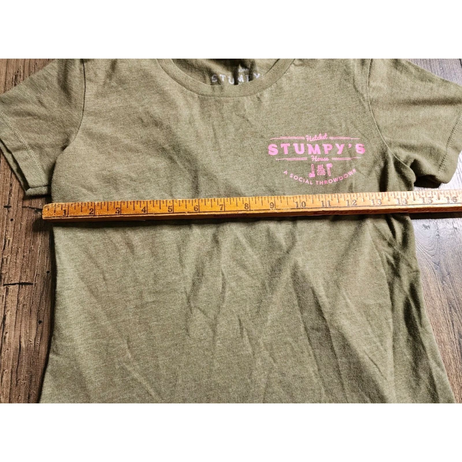 Doublet Womens S Stumpy’s Hatchet House Hottest Piece Of Axe Funny T Shirt Double Sided Size S / US 4 / IT 40 - 2 Thumbnail
