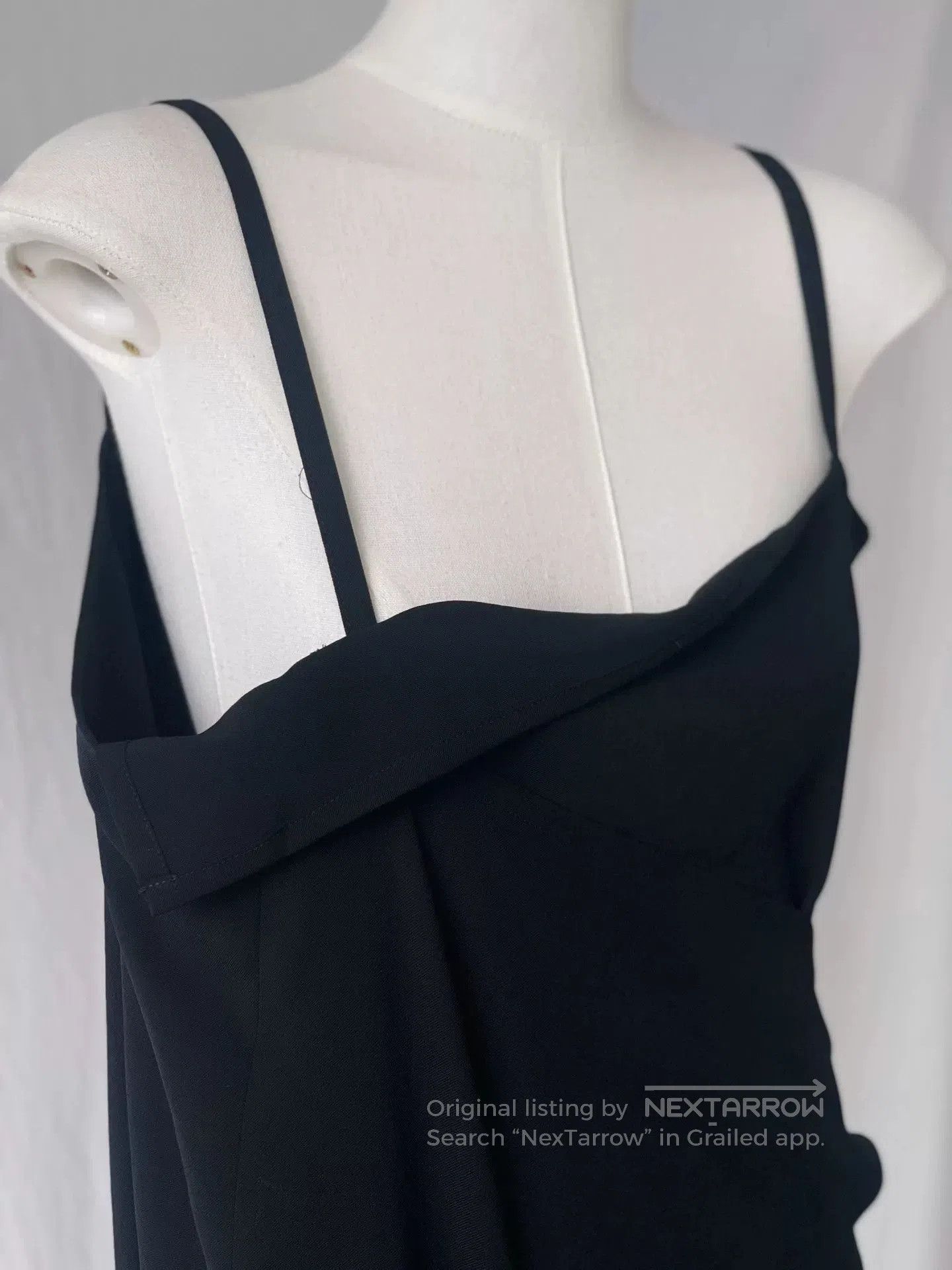Limi Feu LimiFeu Asymmetrical Black Dress with Straps. Size S / US 4 / IT 40 - 7 Thumbnail