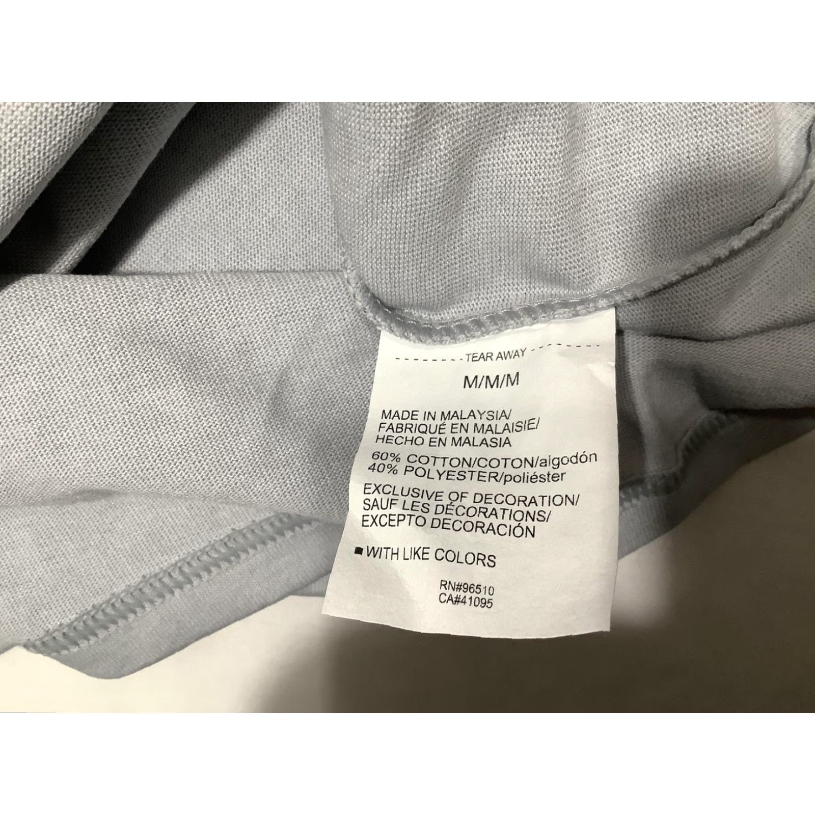 Under Armour Under Armour Shirt Mens Medium Gray UA HMI Armour Label SS Tagless Casual Tee Size US M / EU 48-50 / 2 - 4 Thumbnail
